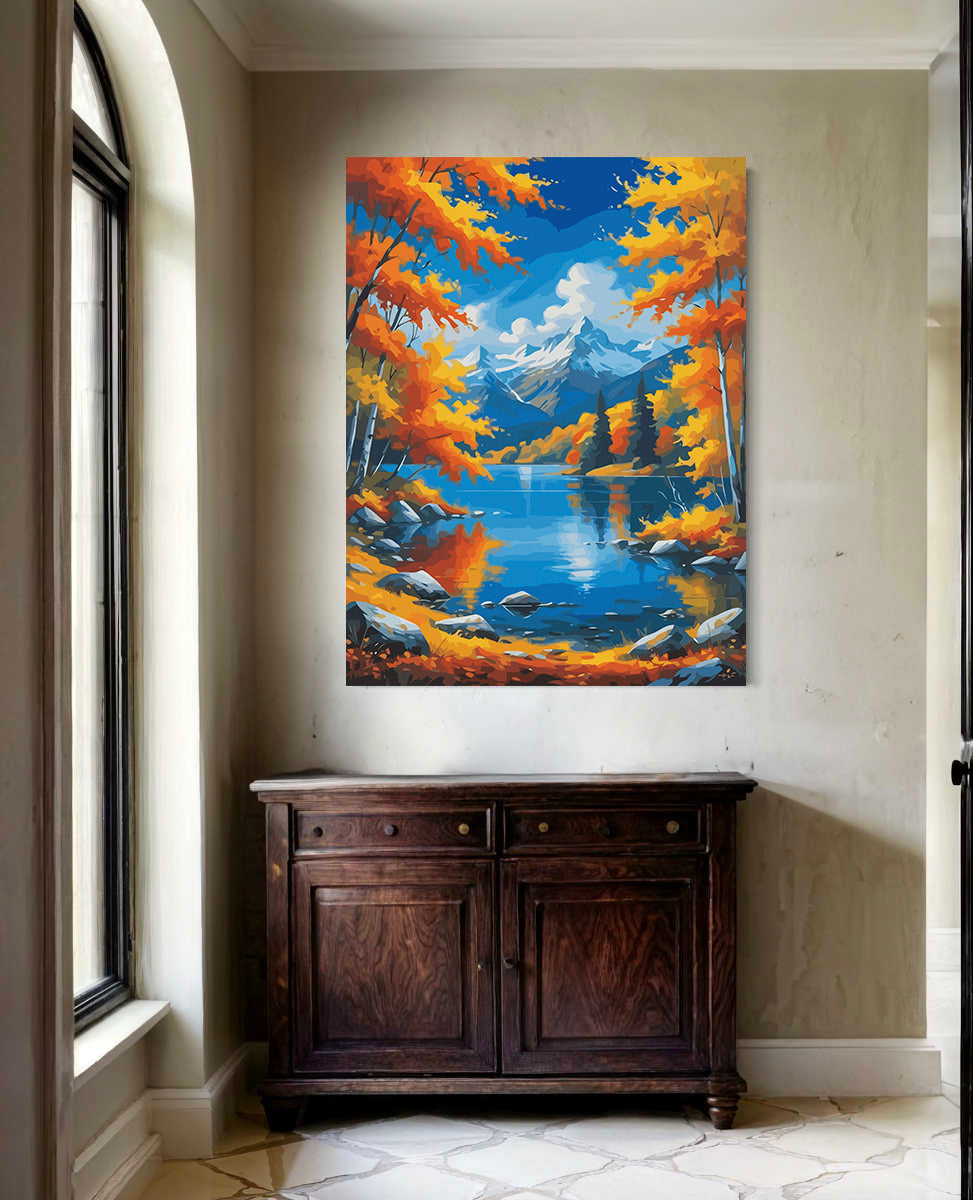 Set Pictură pe numere – Peisaje de Toamnă 6075