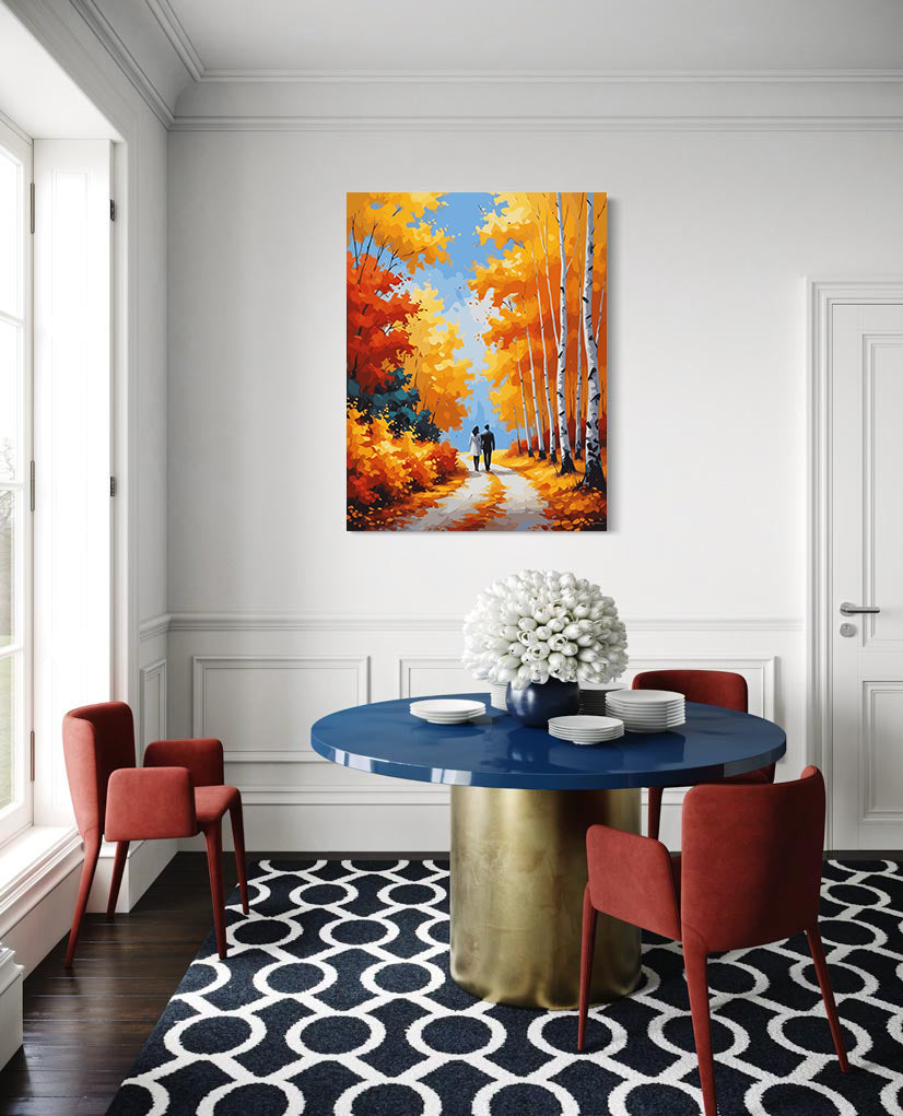 Set Pictură pe numere – Peisaj de Toamnă 6077