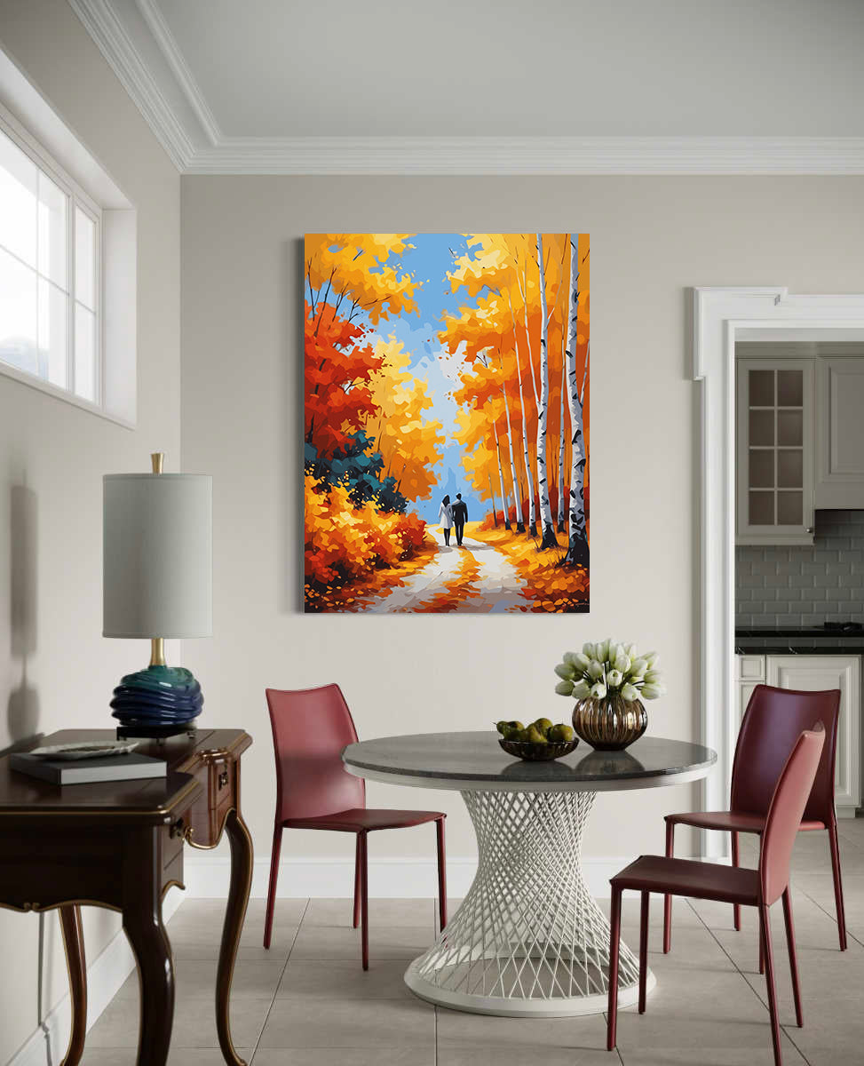 Set Pictură pe numere – Peisaj de Toamnă 6077