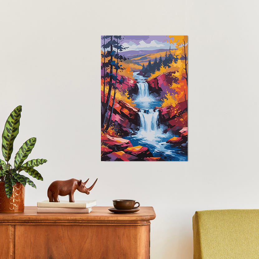 Set Pictură pe numere – Peisaj de Toamnă 6078