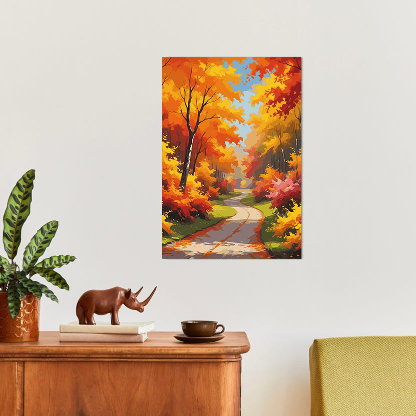 Set Pictură pe numere – Peisaj de Toamnă 6080