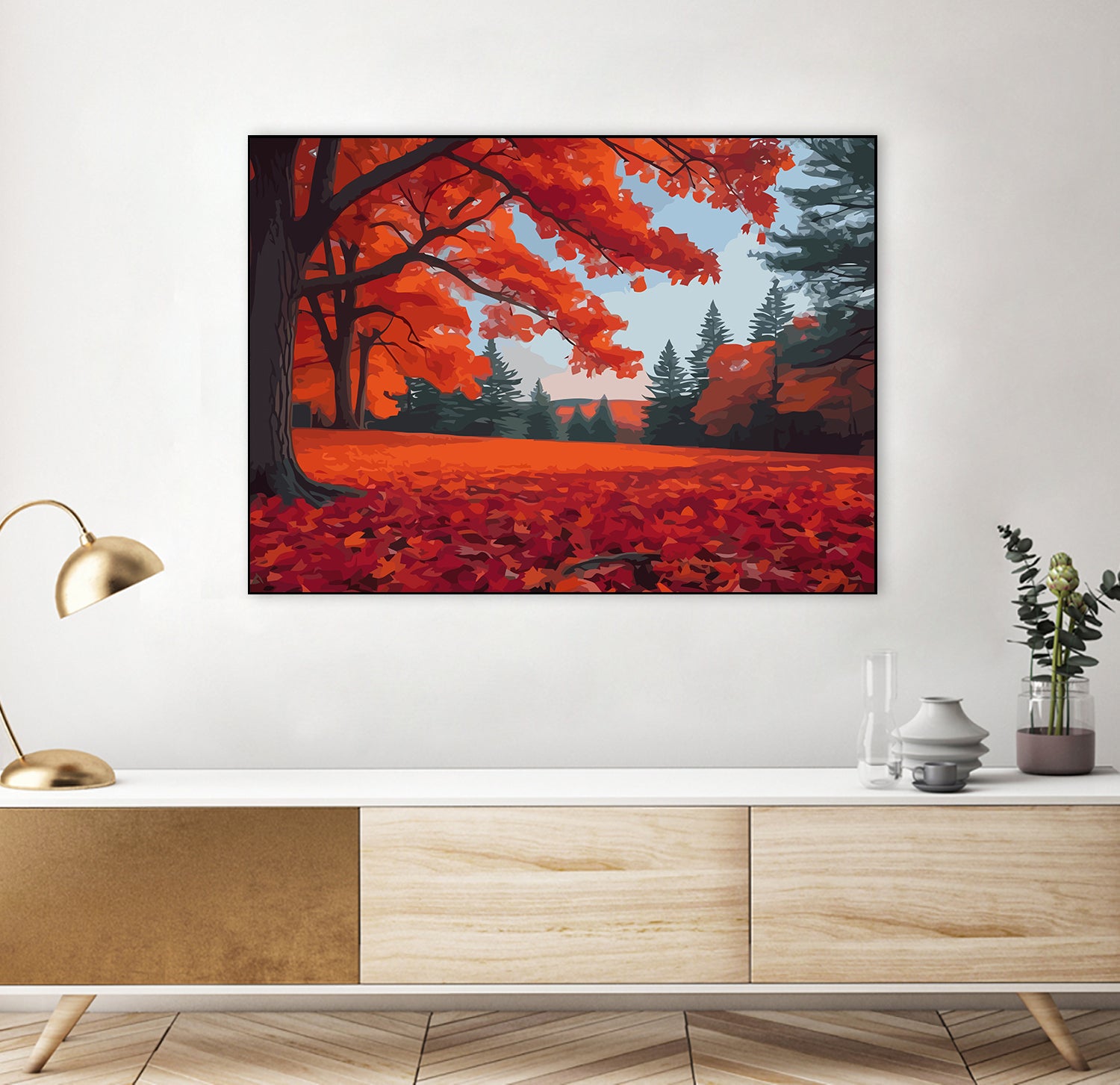 Set Pictură pe numere – Toamnă Roșiatică 6082