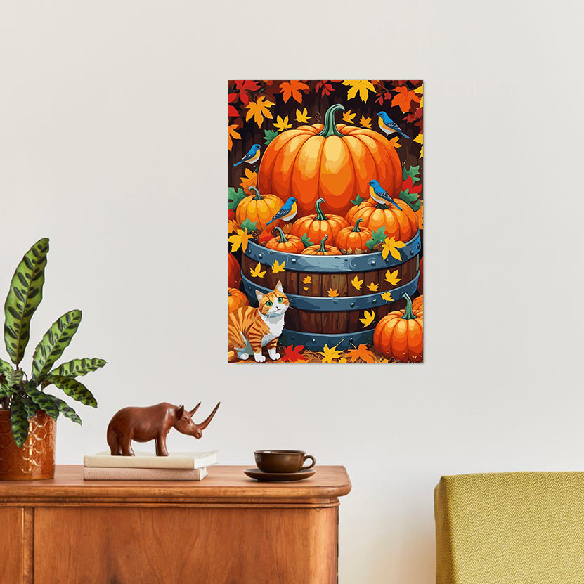 Set Pictură pe numere – Dovleac de Toamnă 6084