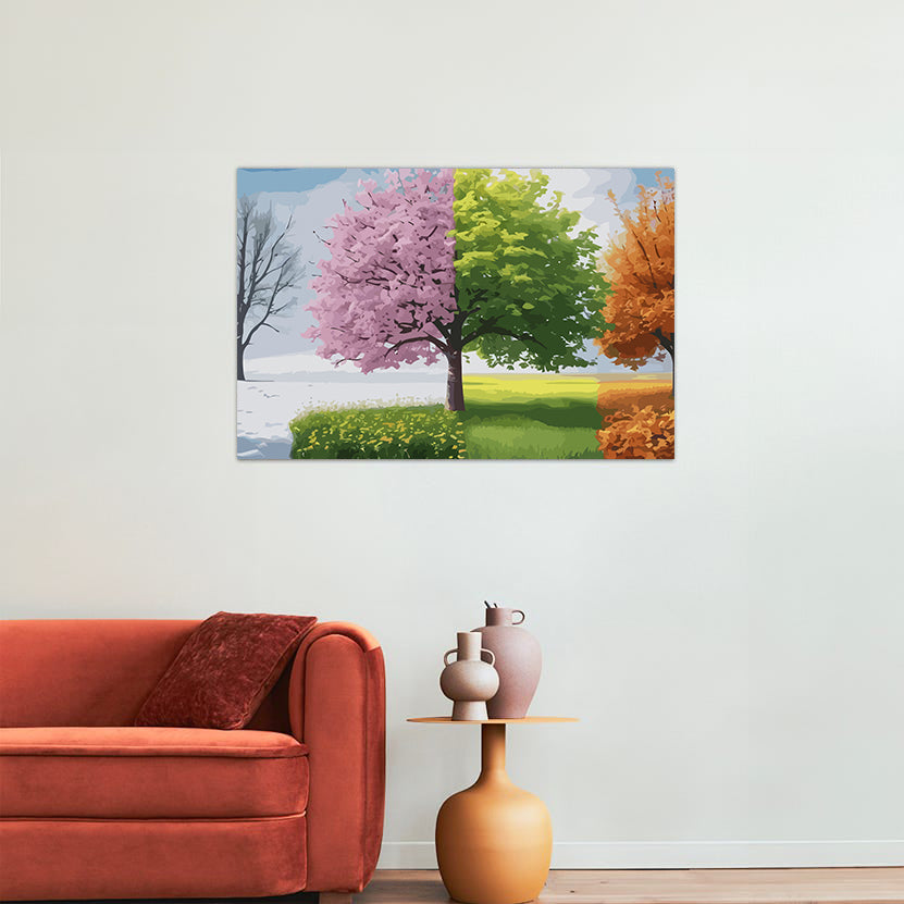 Set Pictură pe numere – Patru Anotimpuri 6087