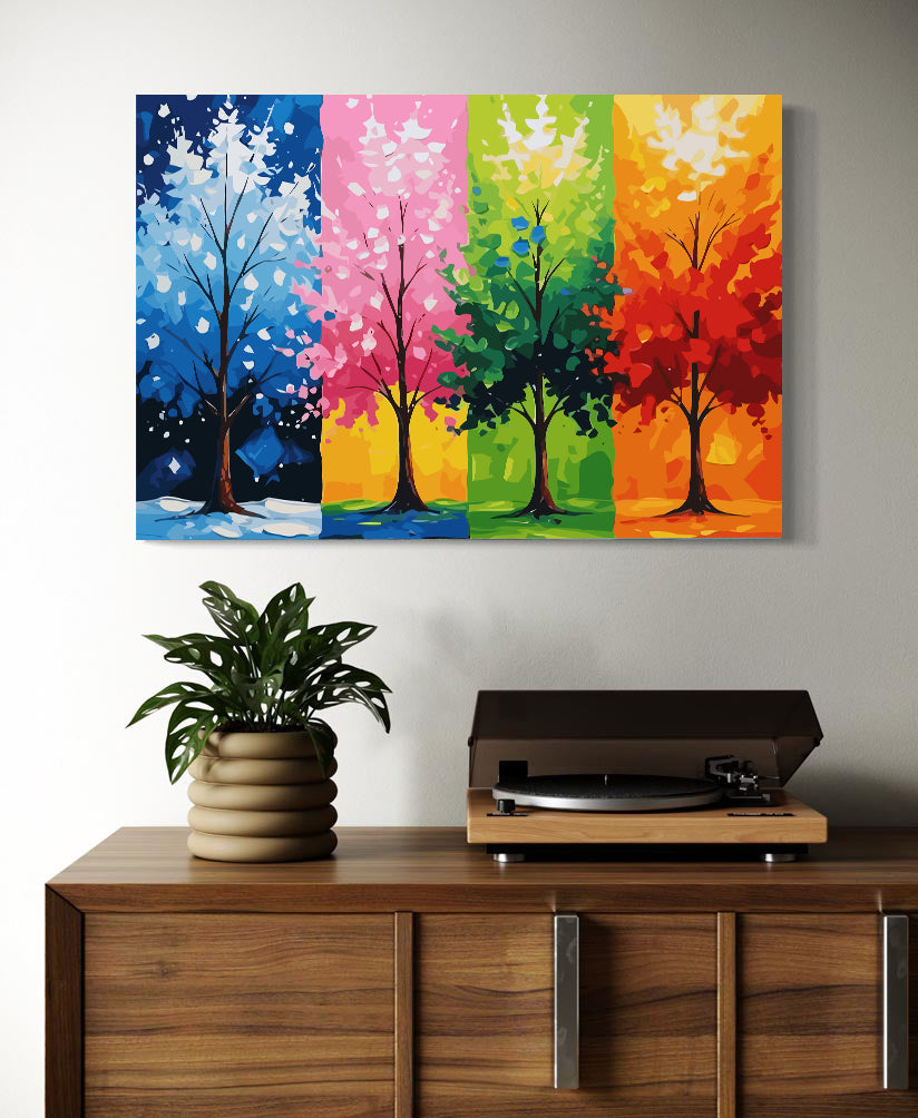 Set Pictură pe numere – Patru Anotimpuri 6096