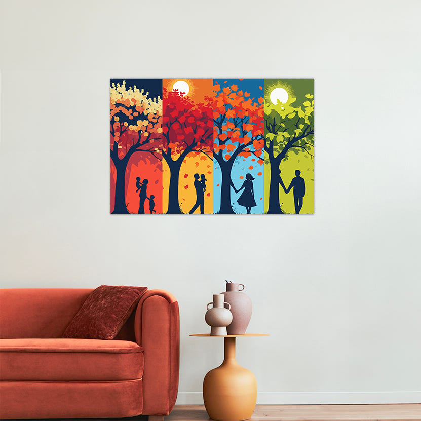 Set Pictură pe numere – Patru Anotimpuri 6097