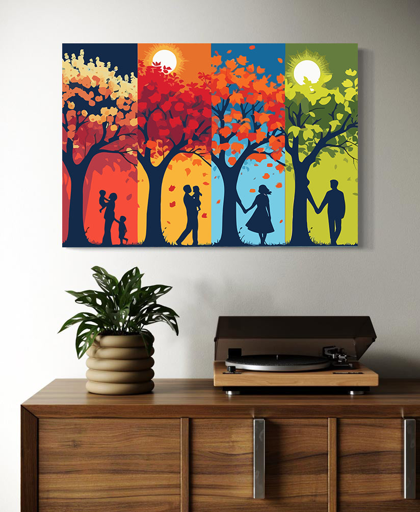 Set Pictură pe numere – Patru Anotimpuri 6097