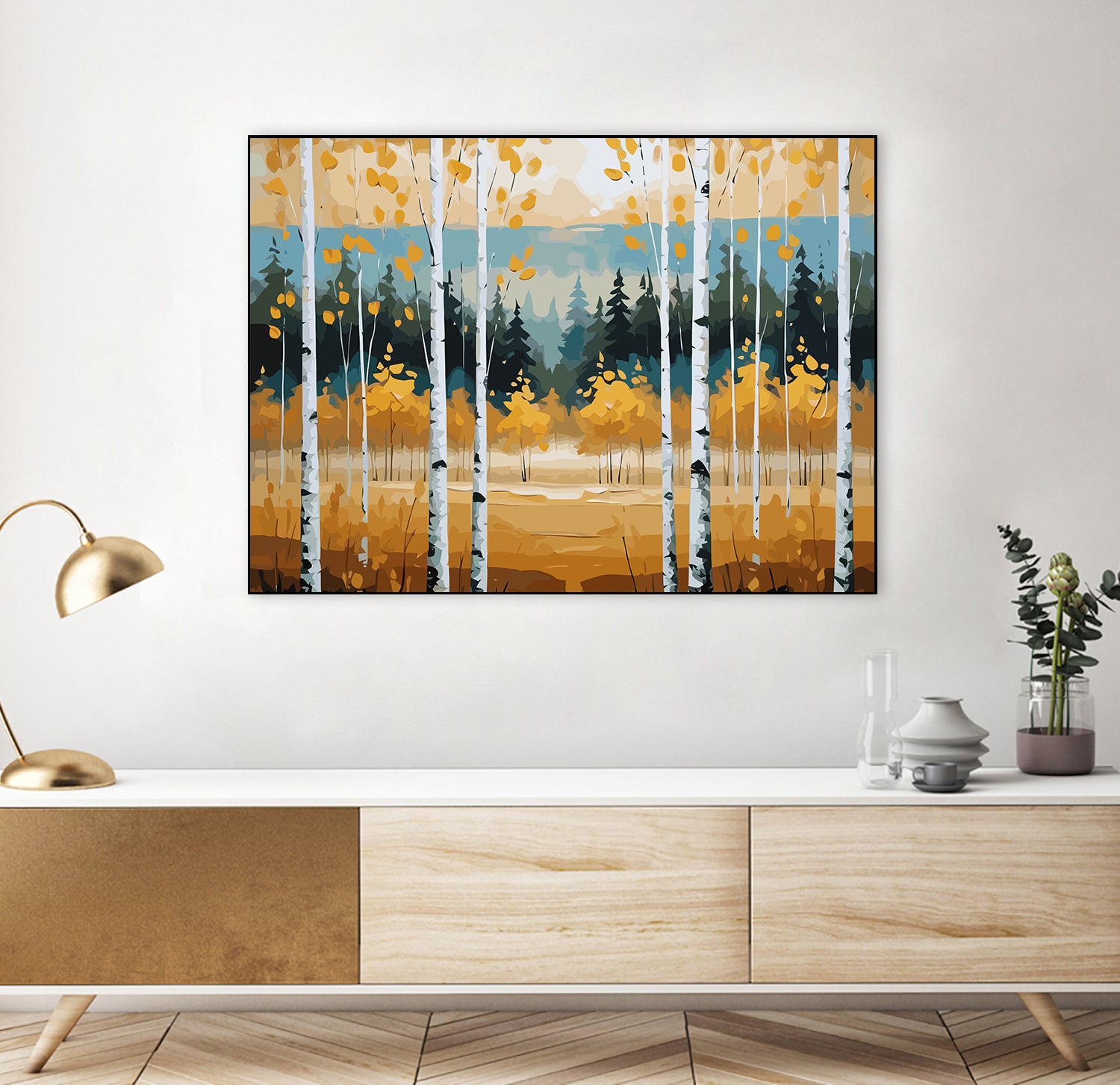 Set Pictură pe numere – Peisaj de Toamnă 6101