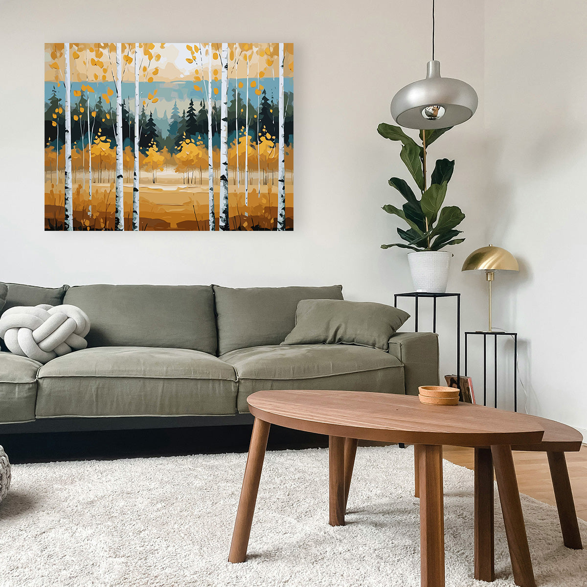 Set Pictură pe numere – Peisaj de Toamnă 6101