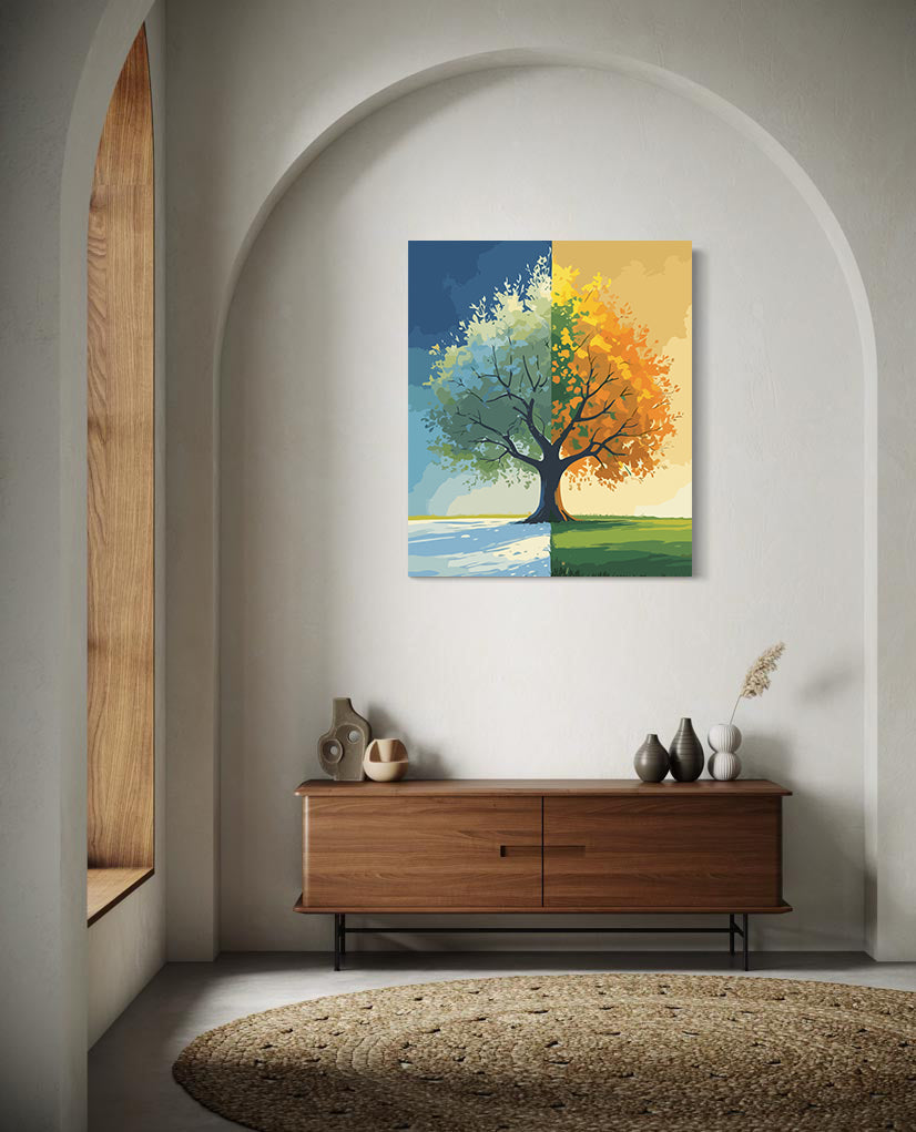 Set Pictură pe numere – Iarna și Primăvara 6105