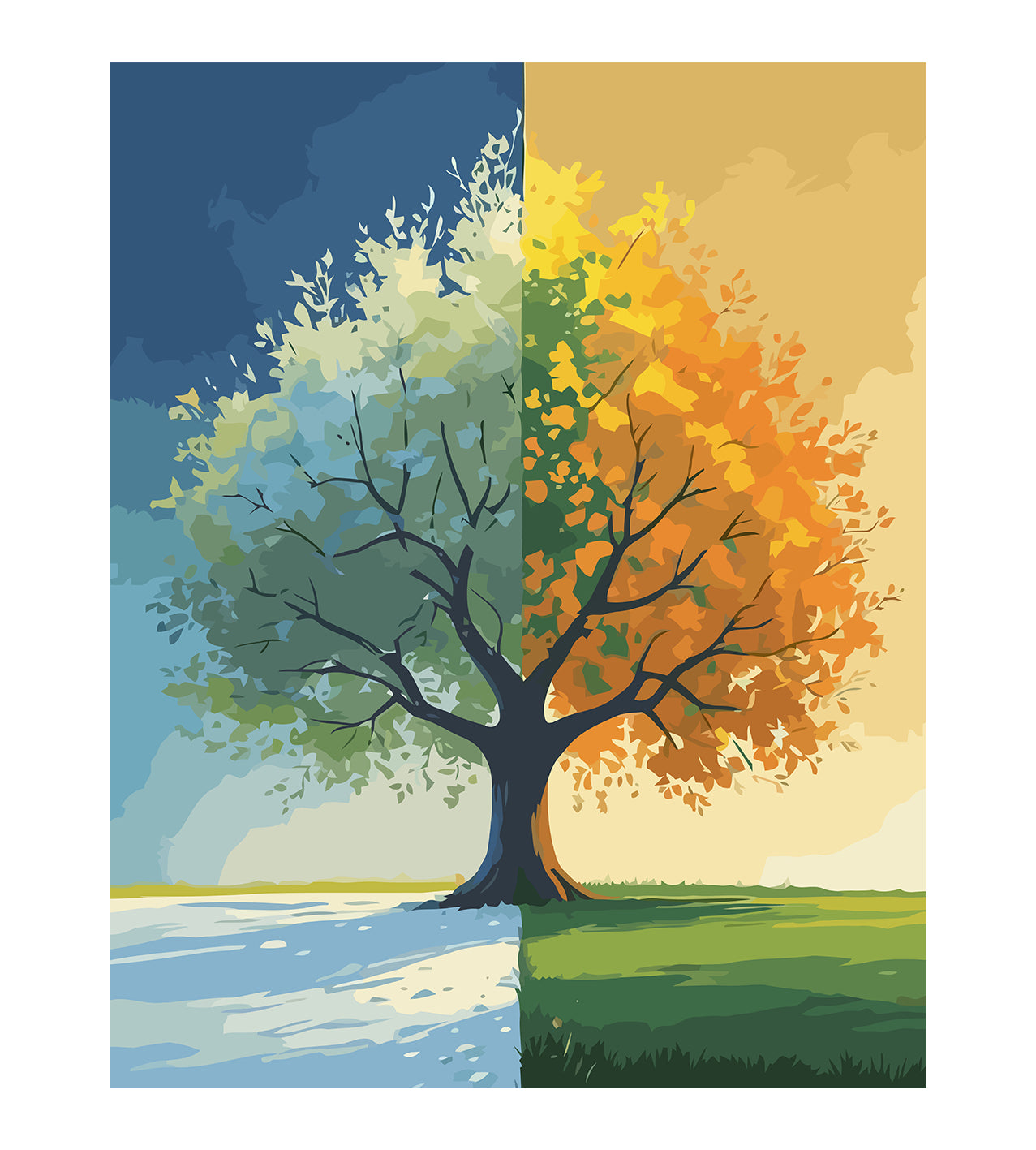 Set Pictură pe numere – Iarna și Primăvara 6105