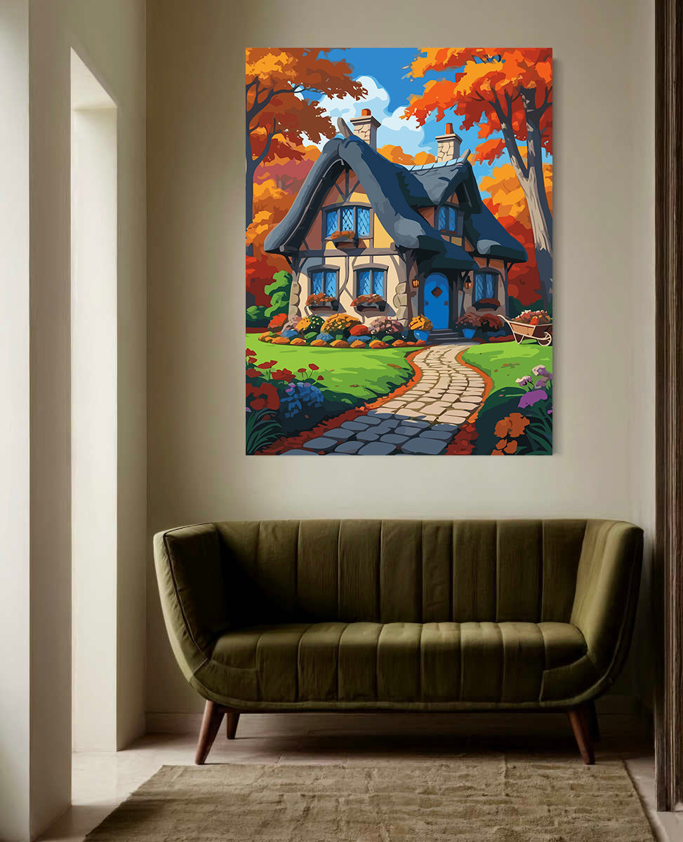 Set Pictură pe numere – Căsuță în Pădure 6110