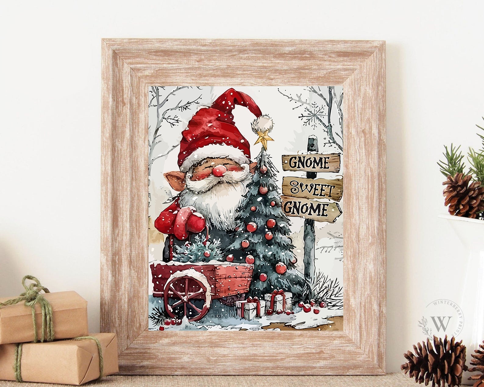 Set Pictură pe numere – Gnome Sweet Gnome 6123