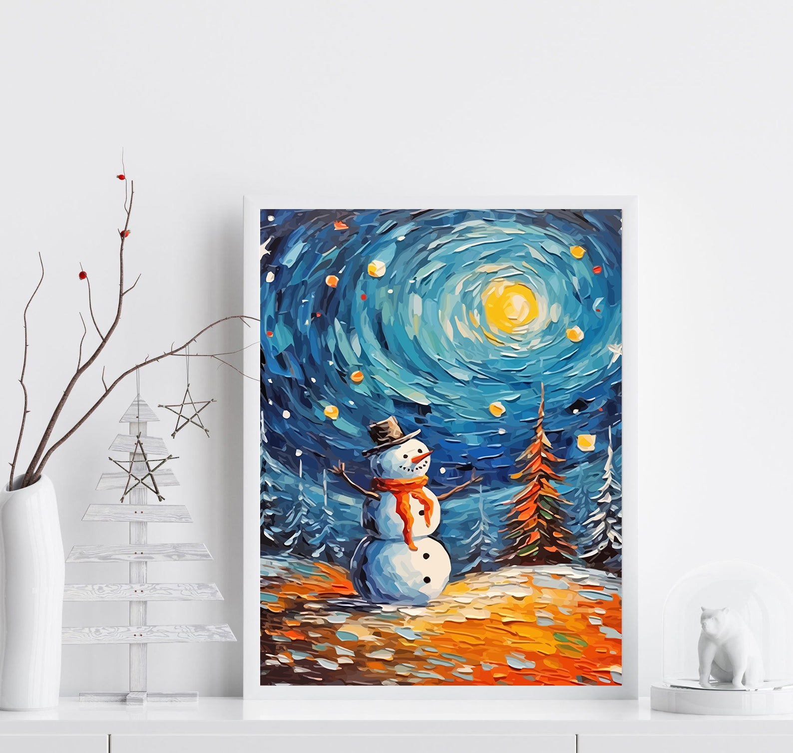 Set Pictură pe numere – Om De Zăpadă 6127