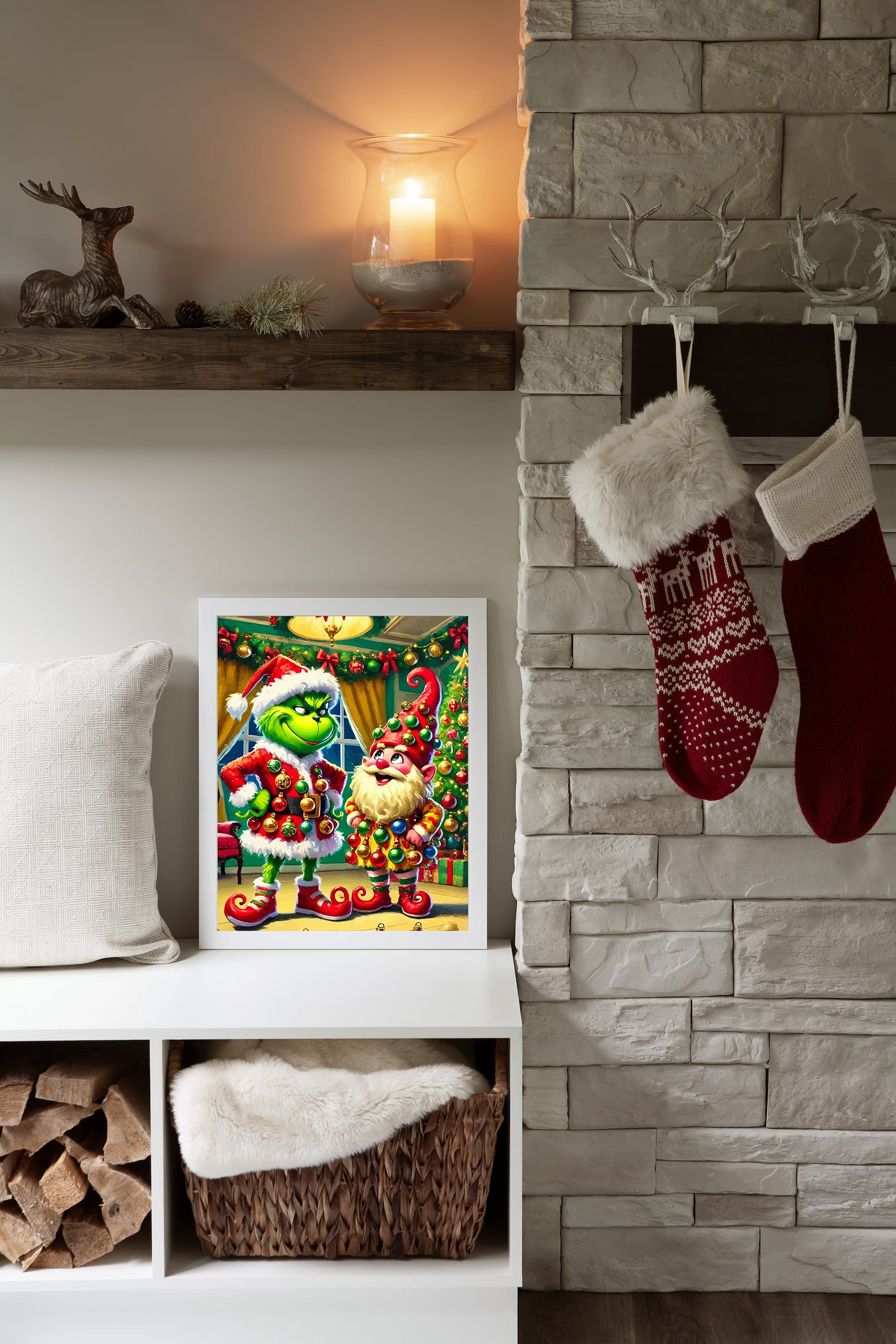 Set Pictură pe numere – Grinch Și Elful 6131