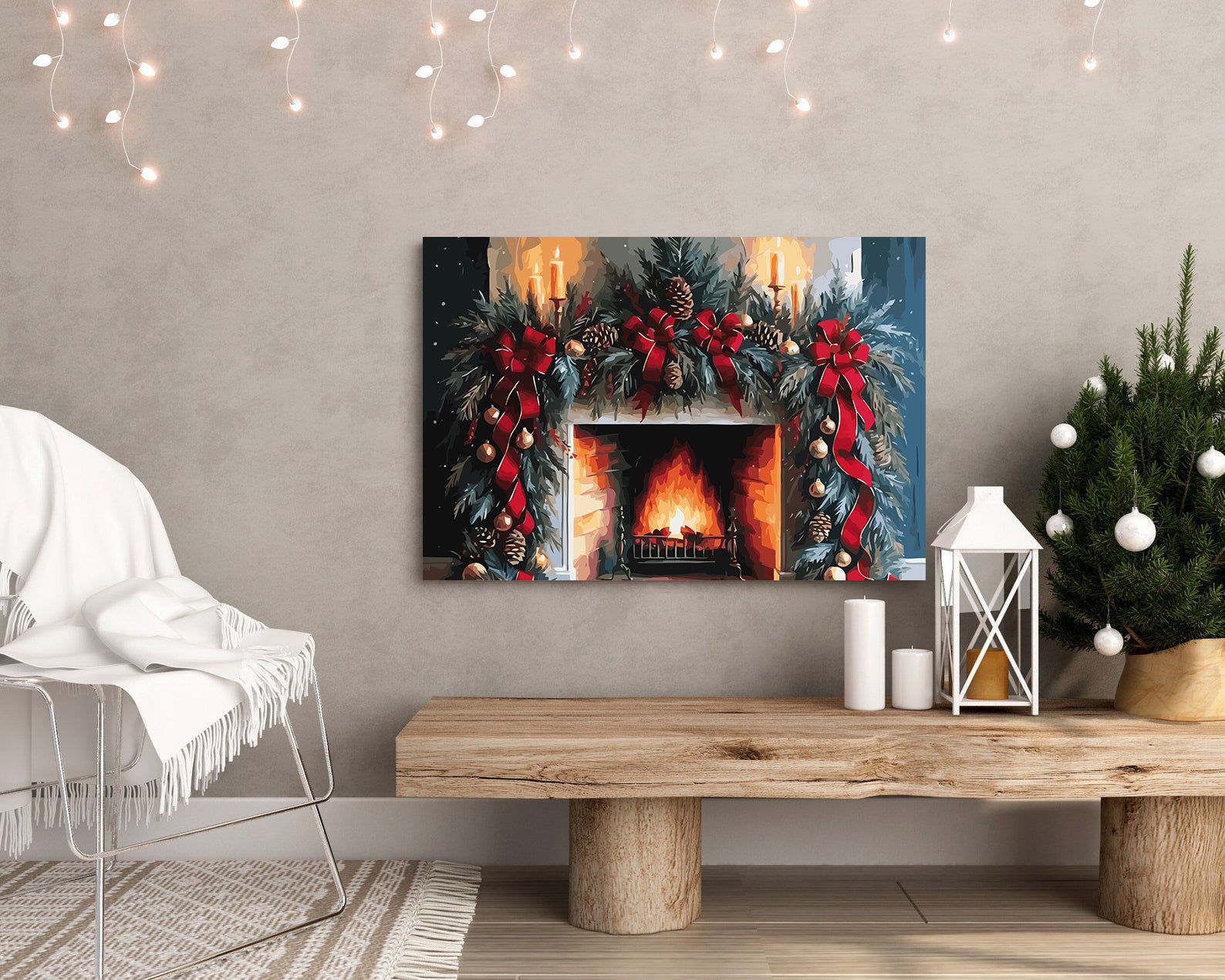 Set Pictură pe numere – Atmosferă De Iarnă 6136