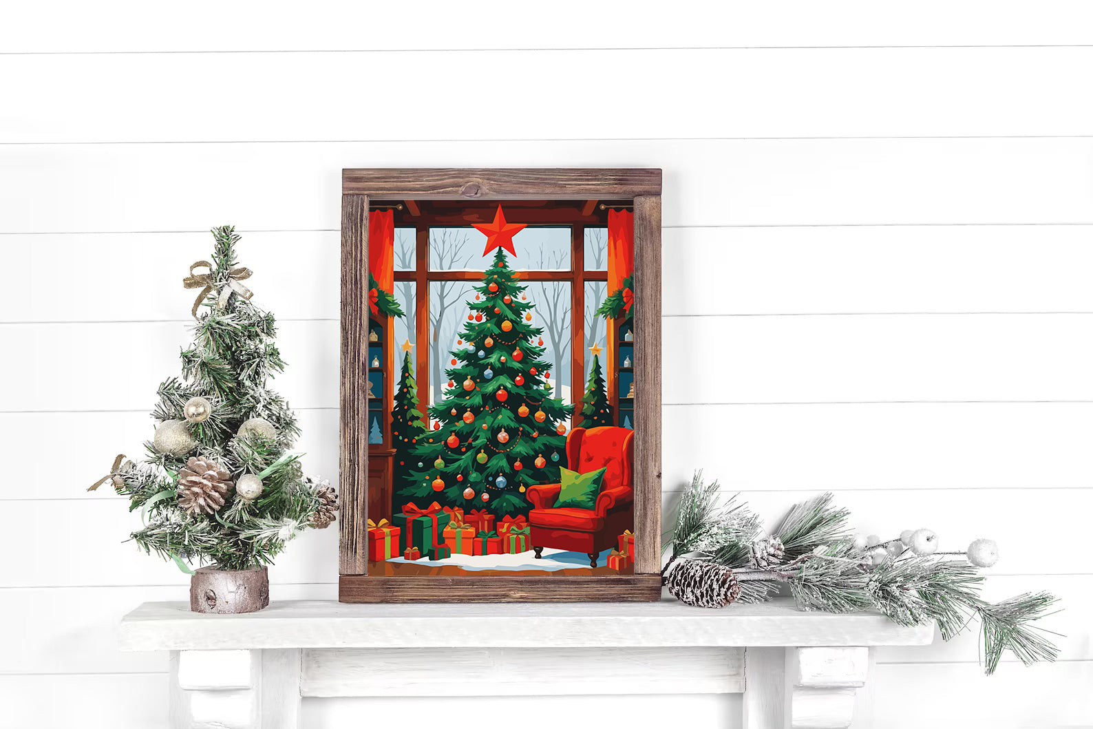 Set Pictură pe numere – Brad De Crăciun 6145