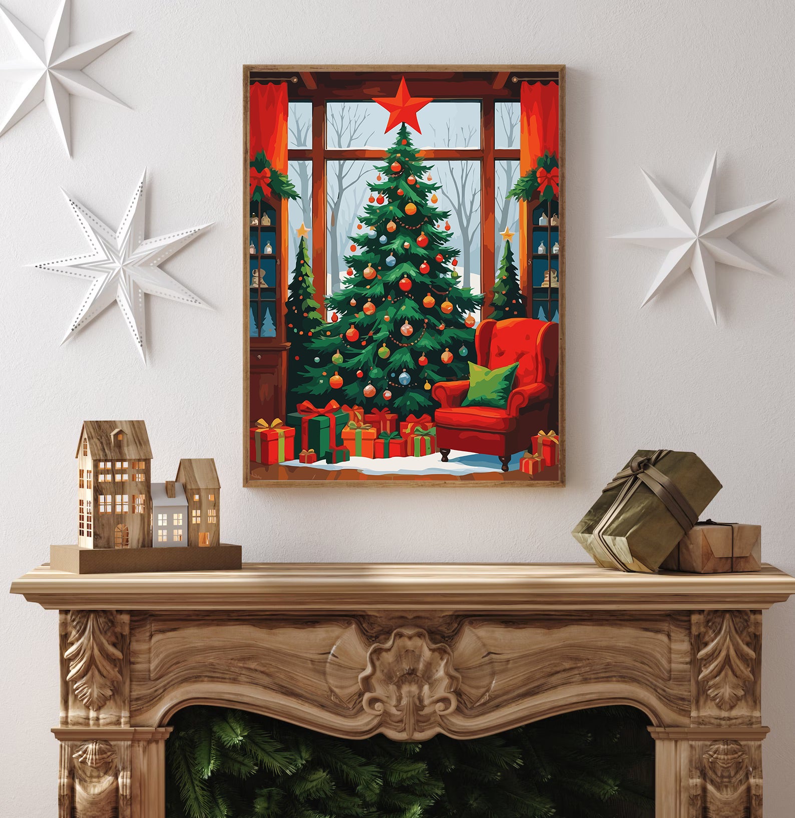 Set Pictură pe numere – Brad De Crăciun 6145