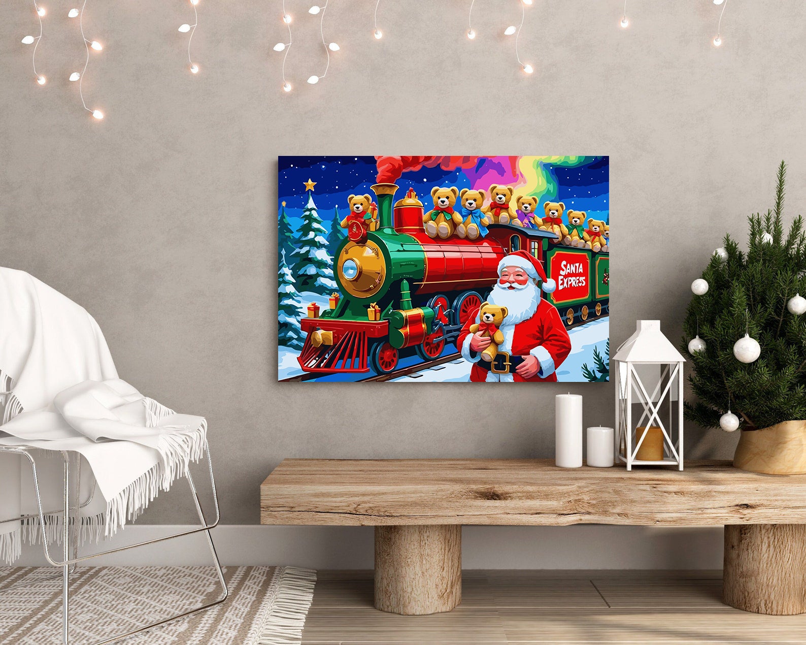 Set Pictură pe numere – Santa Express 6150