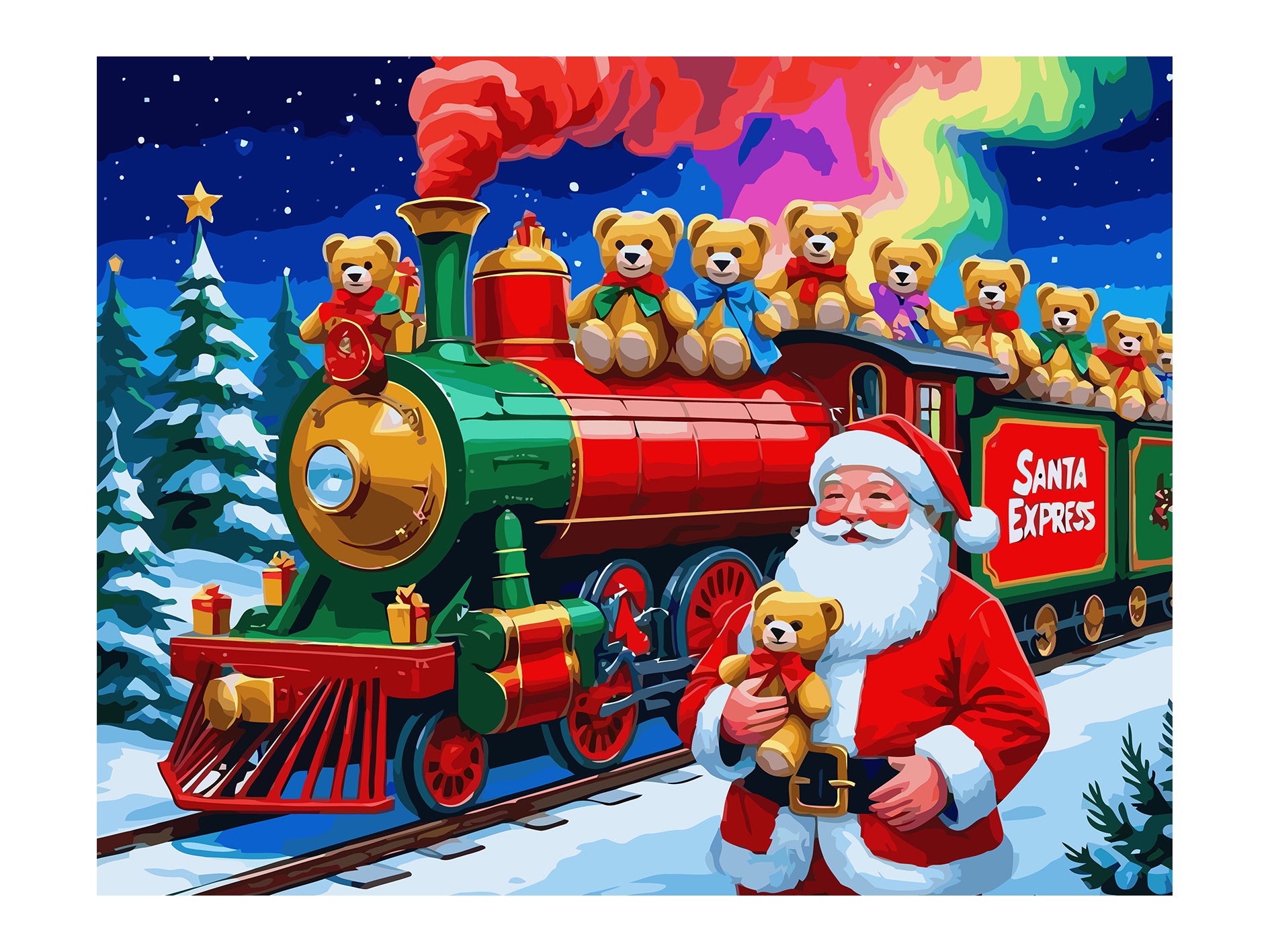 Set Pictură pe numere – Santa Express 6150