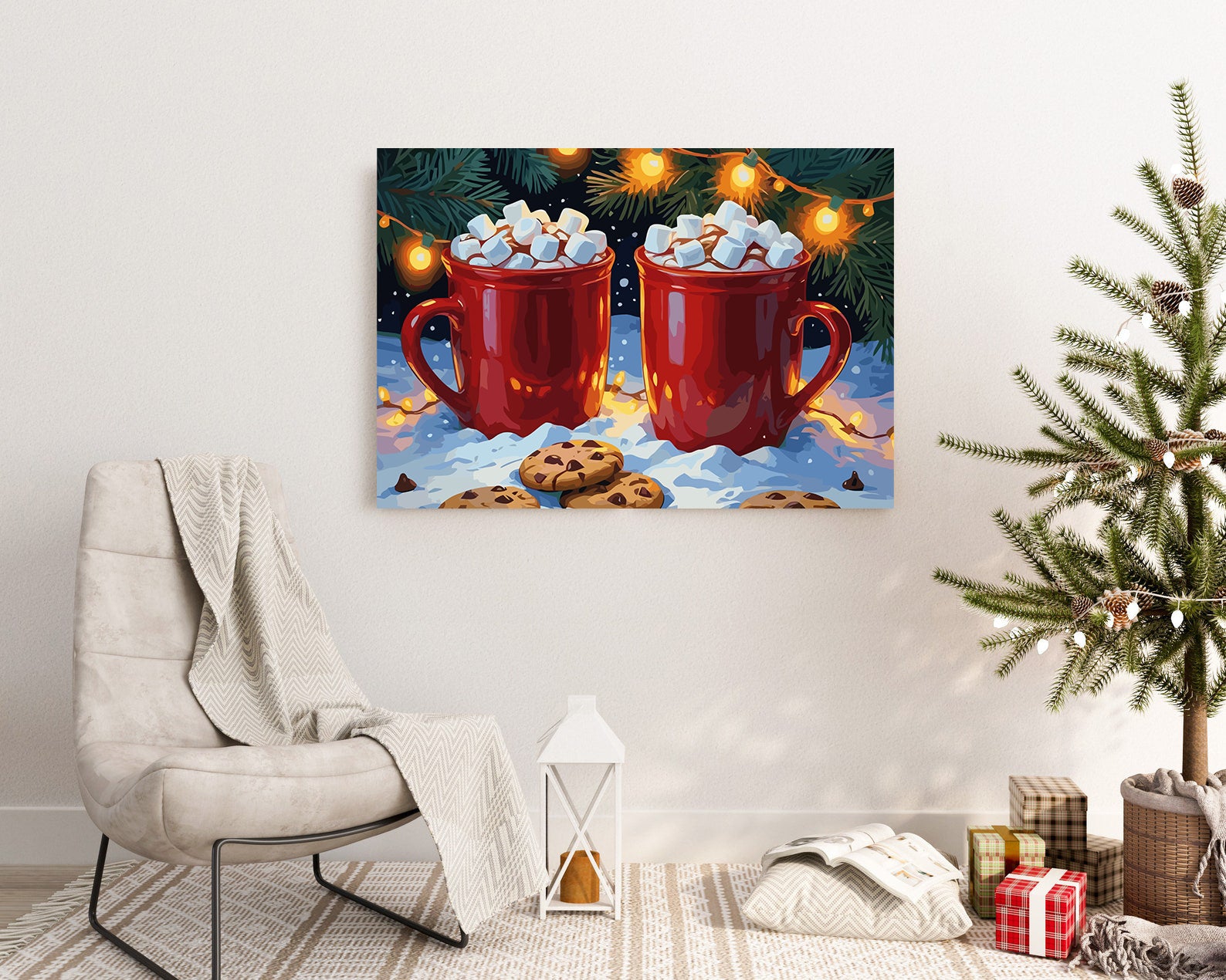 Set Pictură pe numere – Băuturi De Iarnă 6162