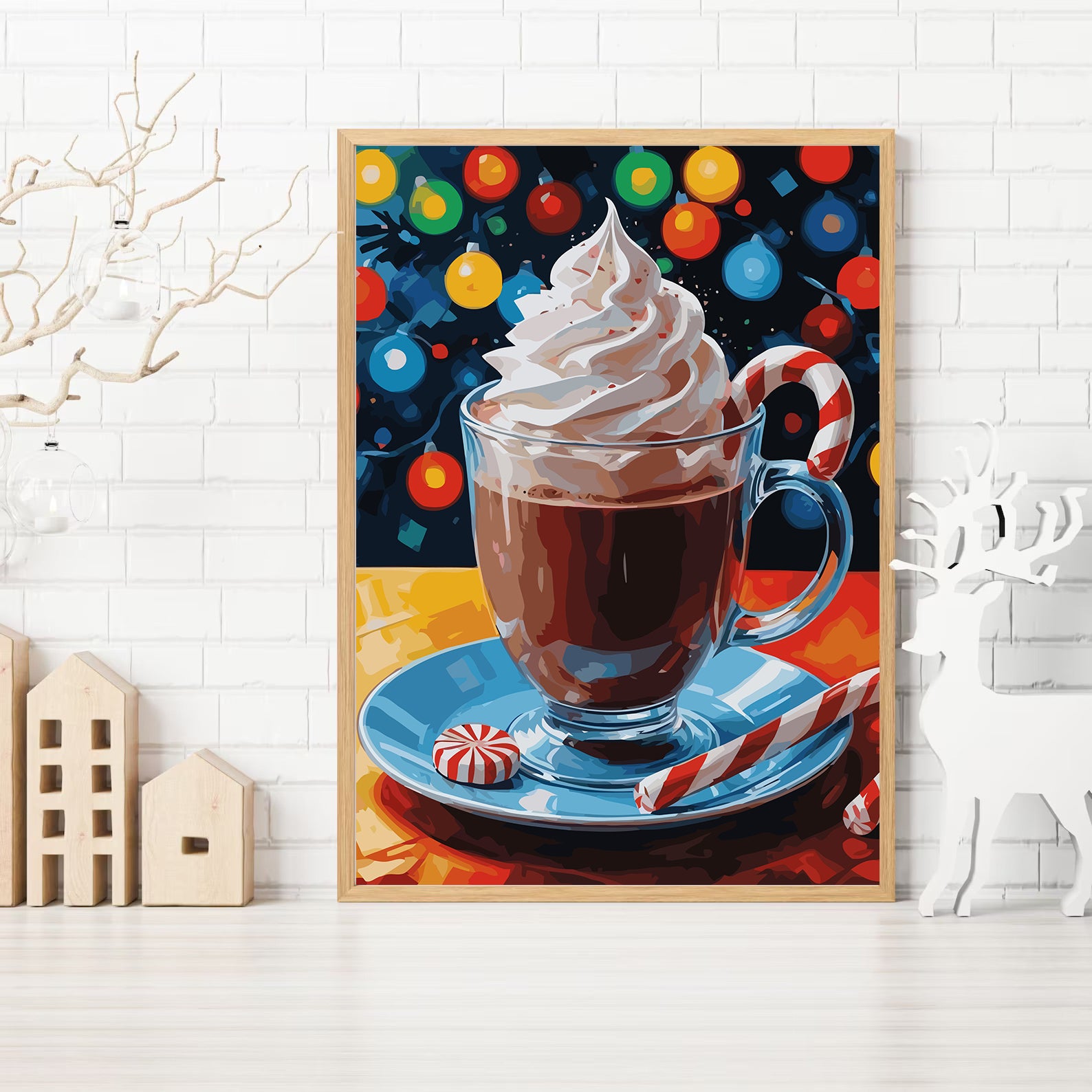 Set Pictură pe numere – Băutură De Iarnă 6165