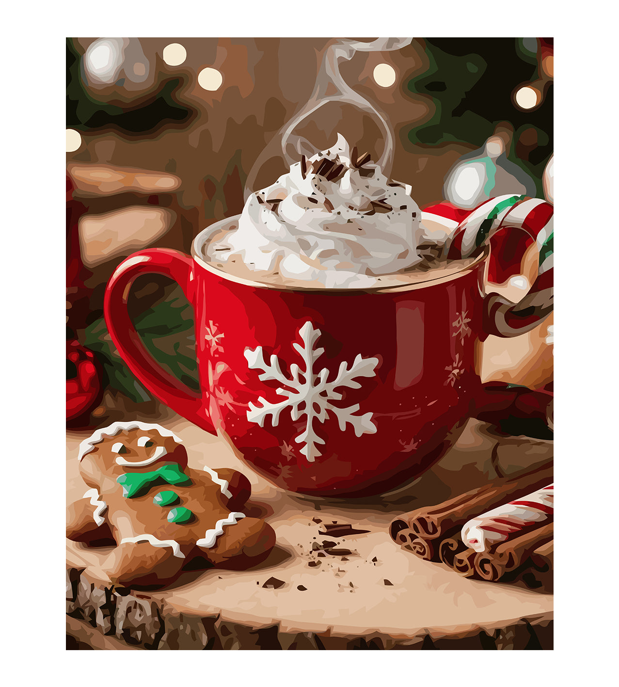 Set Pictură pe numere – Băutură Caldă 6177