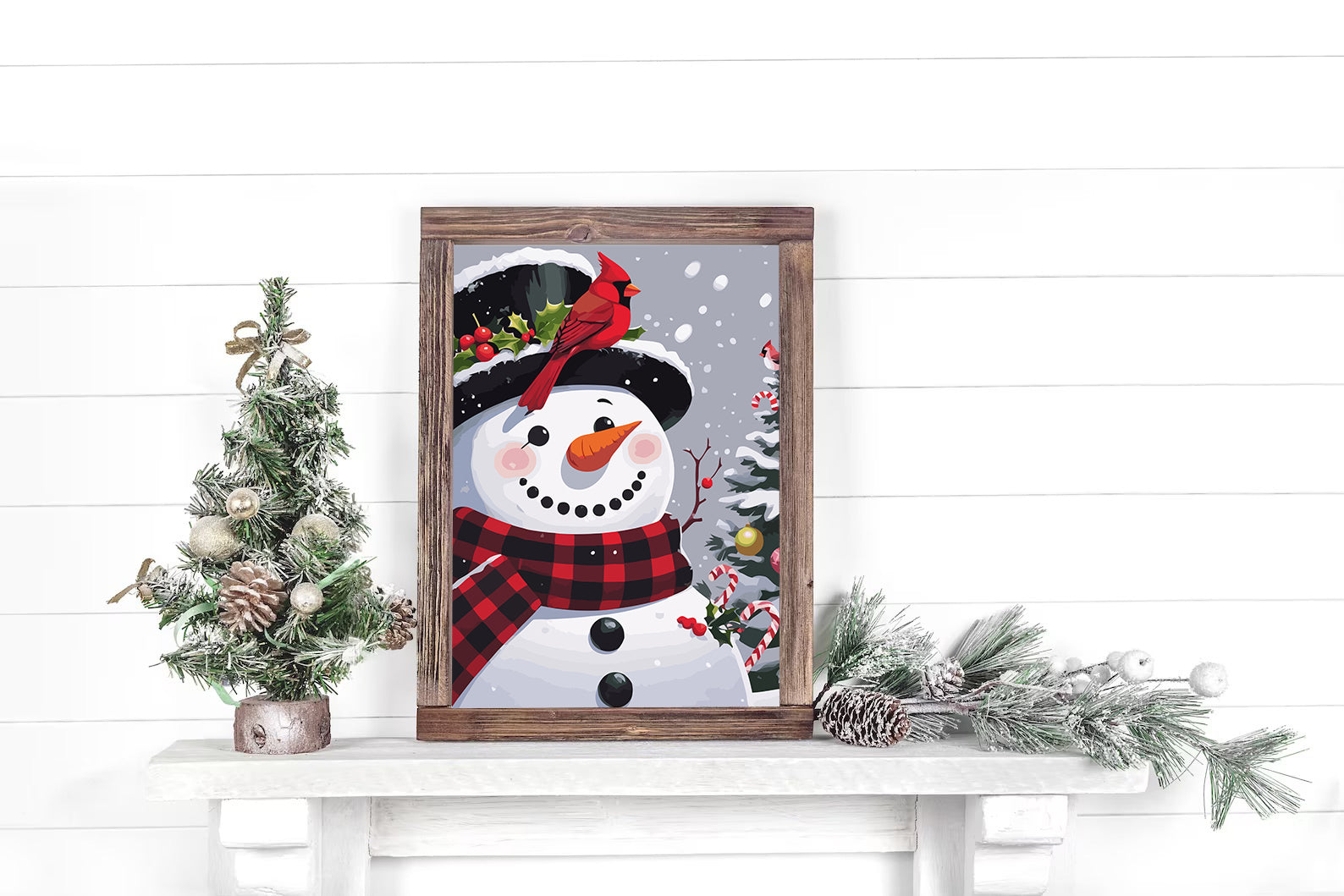 Set Pictură pe numere – Om De Zăpadă 6181