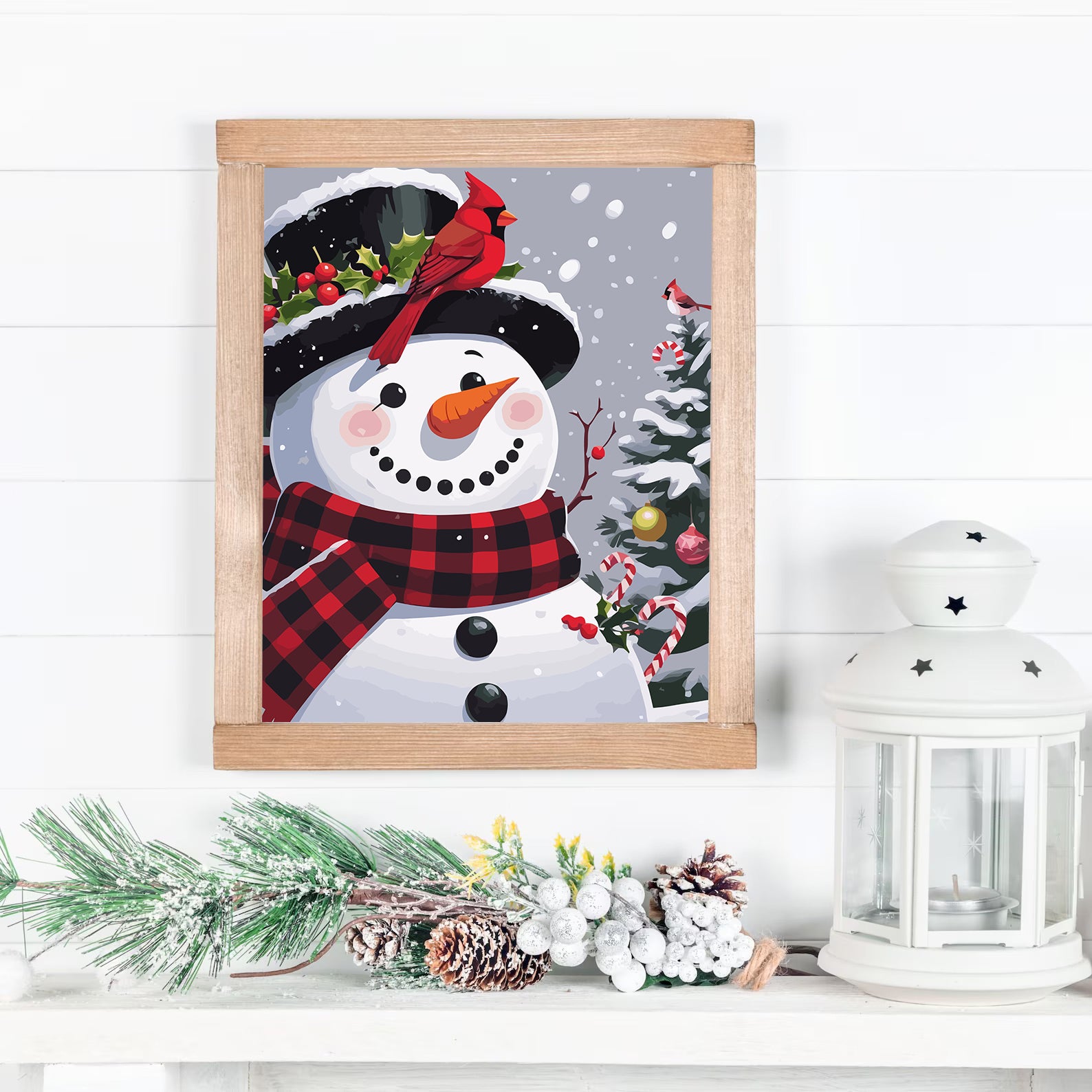 Set Pictură pe numere – Om De Zăpadă 6181