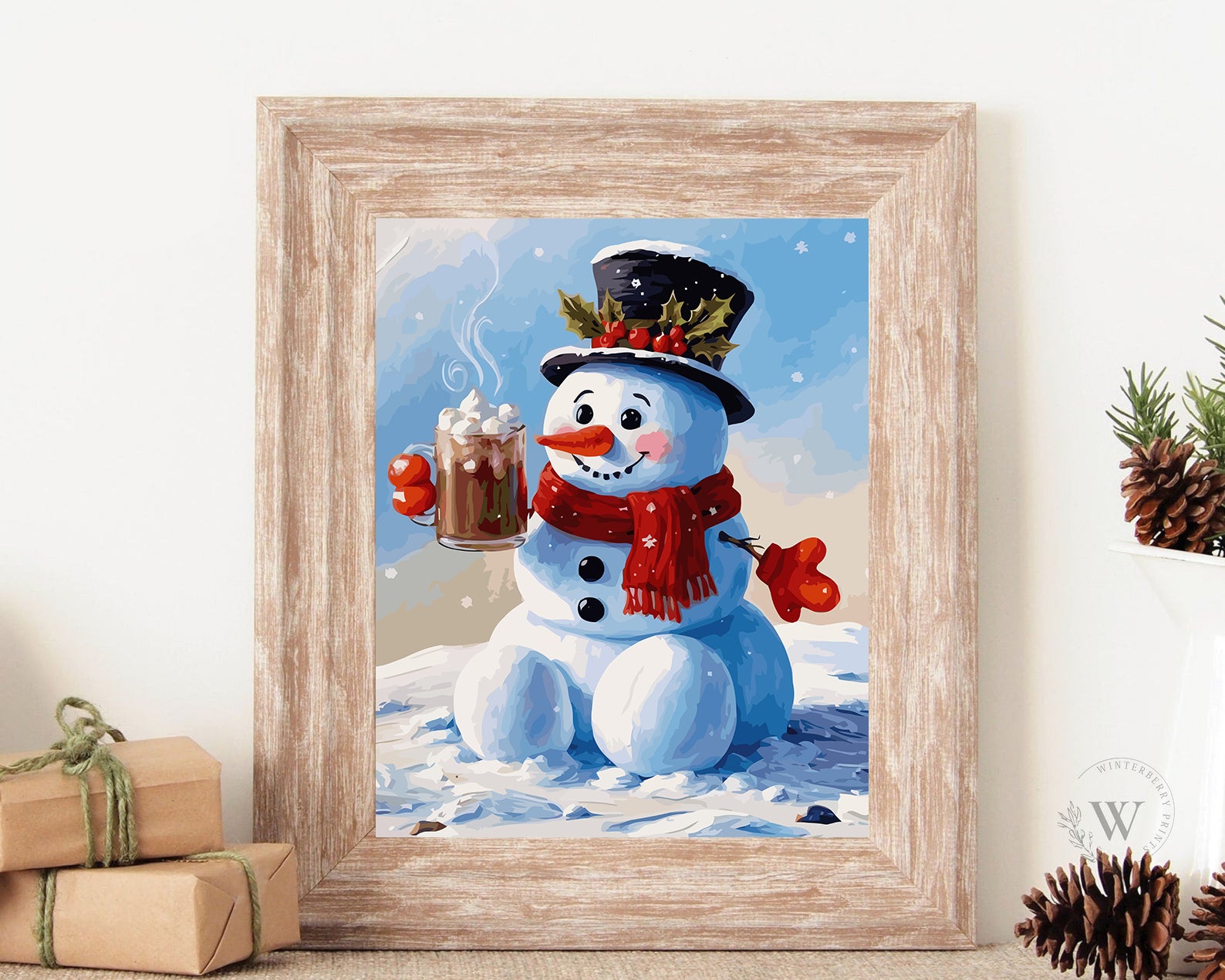 Set Pictură pe numere – Om De Zăpadă 6197