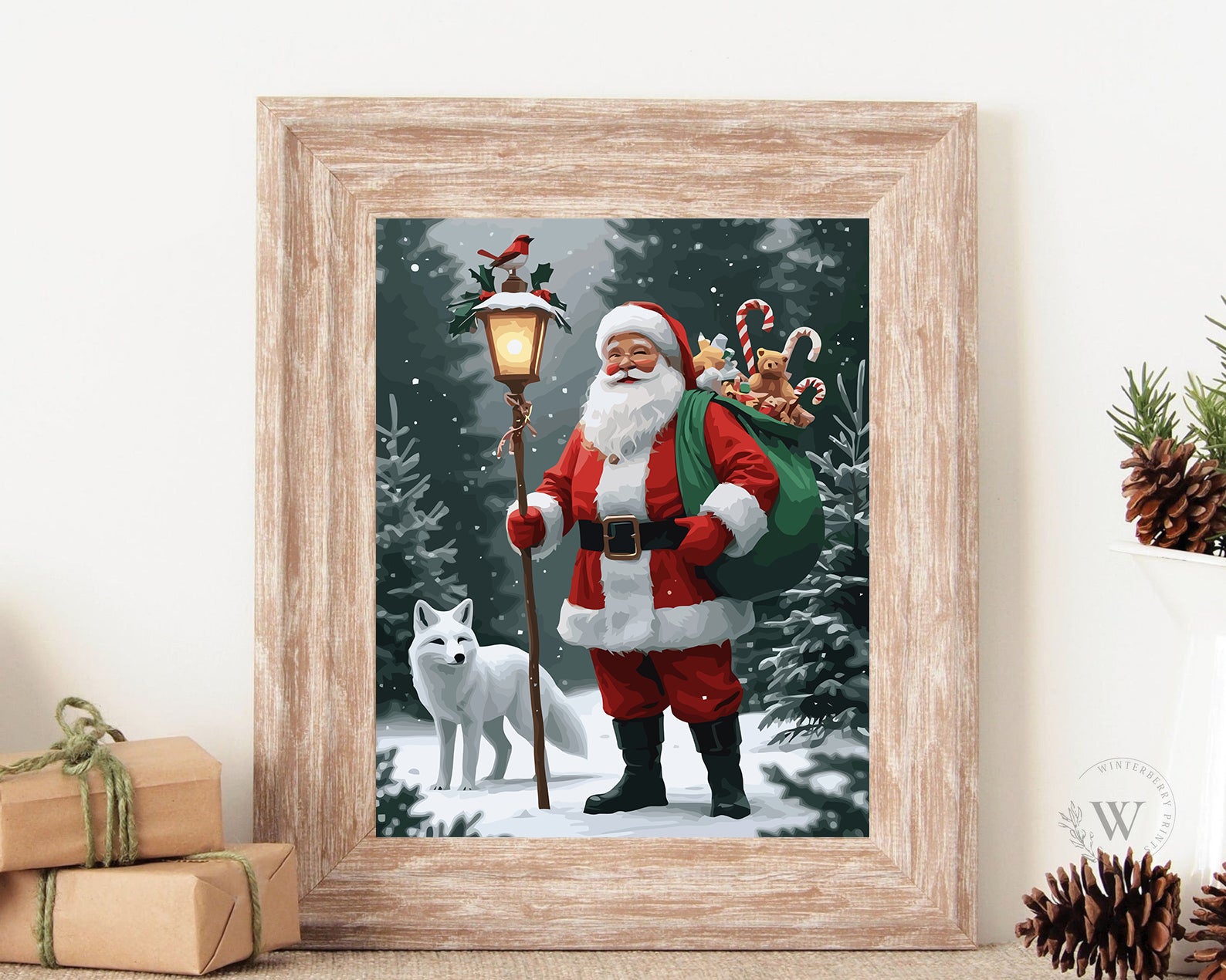 Set Pictură pe numere – Moș Crăciun 6198