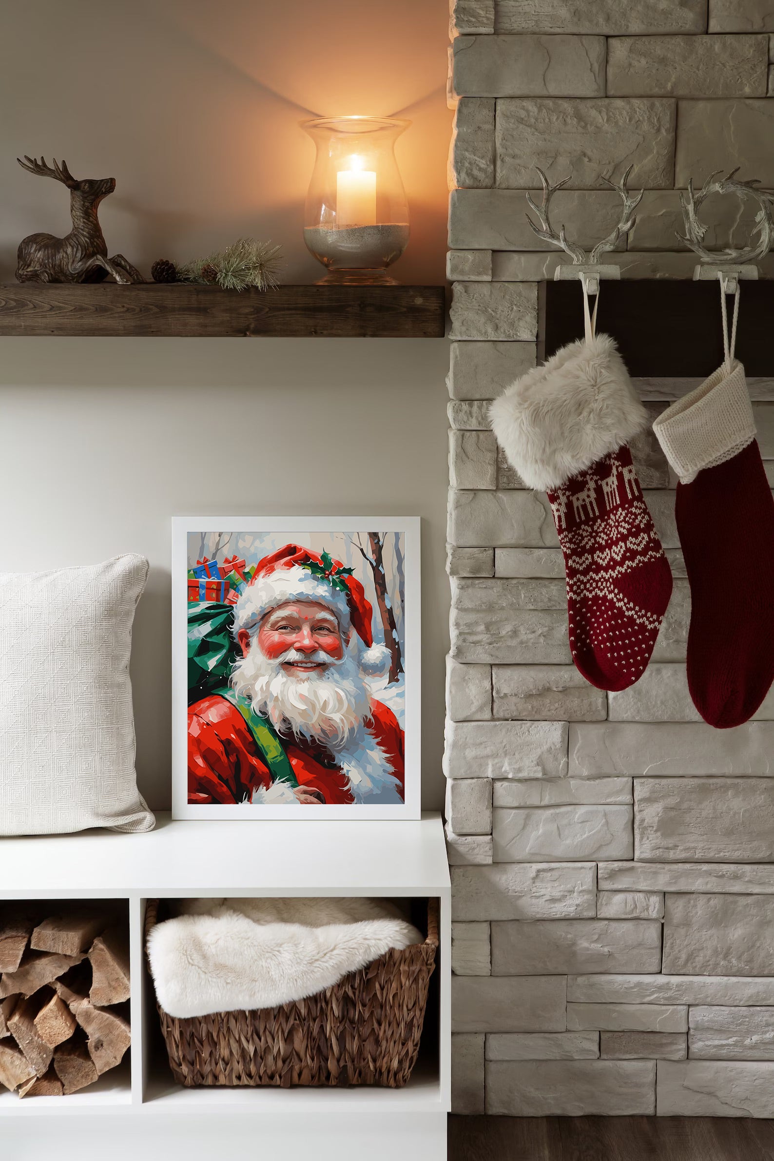 Set Pictură pe numere – Moș Crăciun 6232