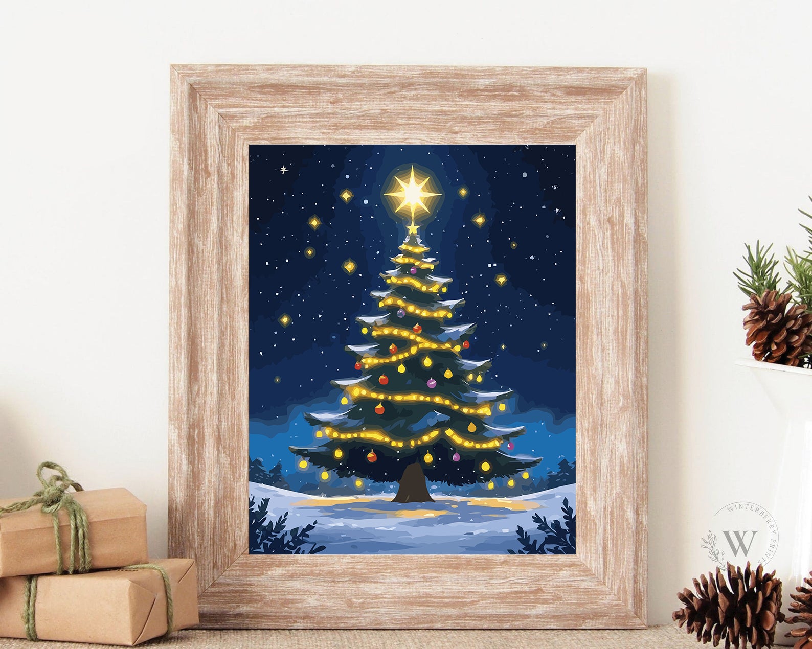 Set Pictură pe numere – Brad De Crăciun 6211