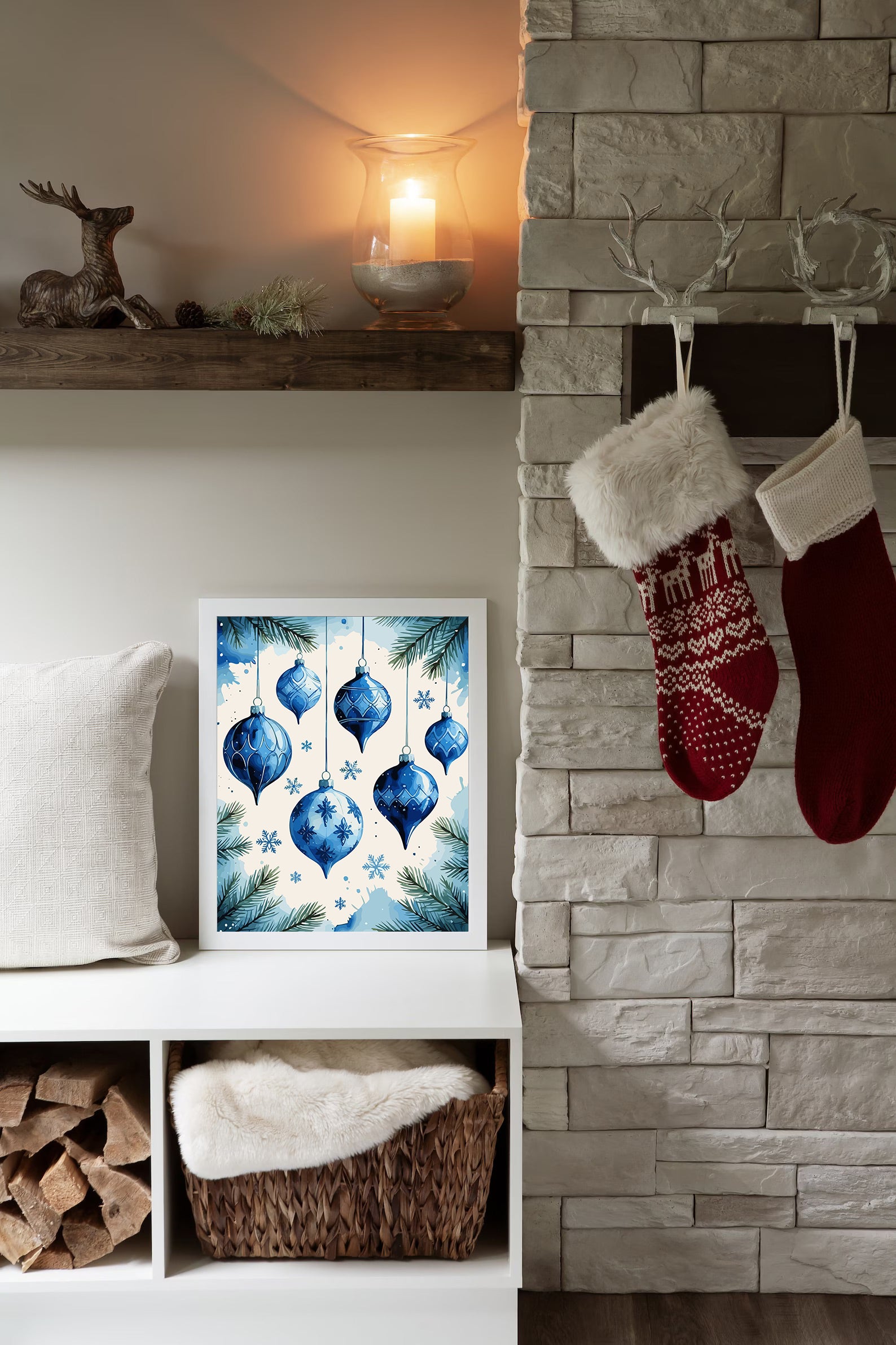 Set Pictură pe numere – Jucării De Crăciun 6213