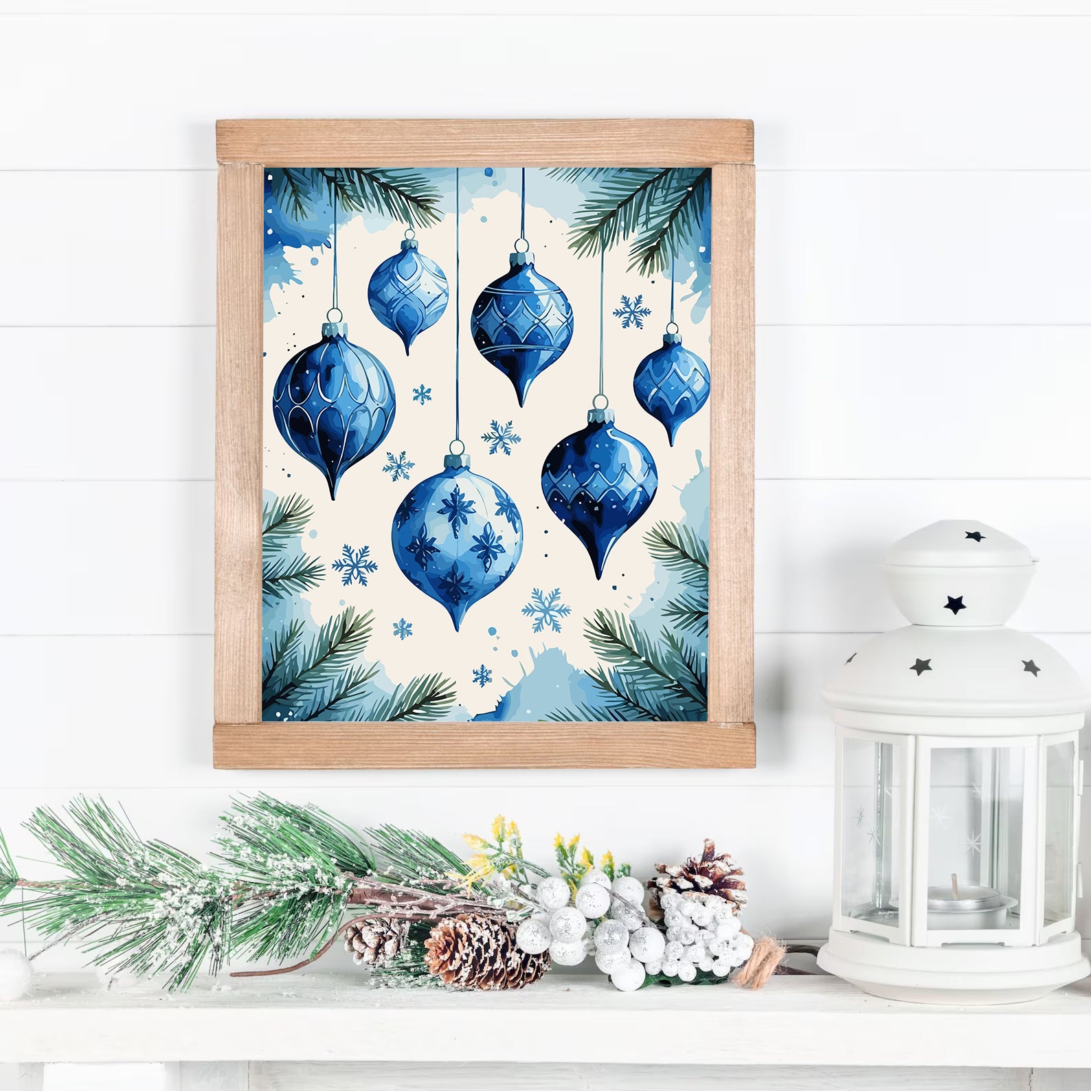 Set Pictură pe numere – Jucării De Crăciun 6213