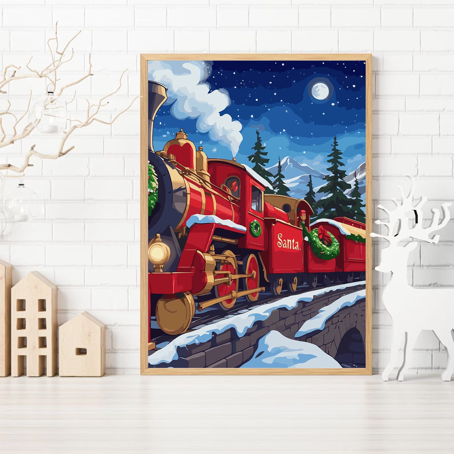 Set Pictură pe numere – Santa Express 6215