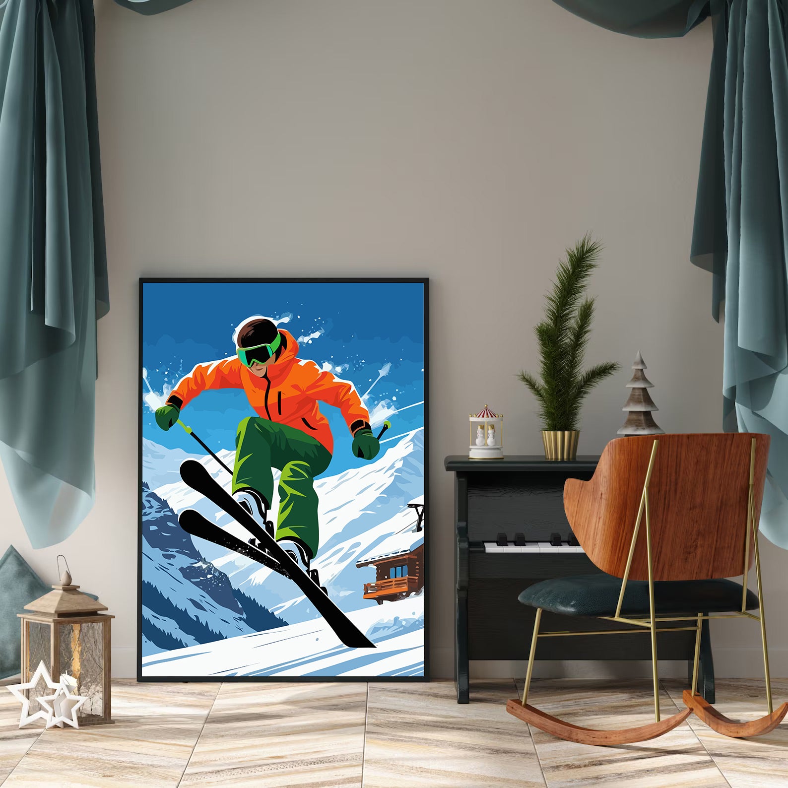 Set Pictură pe numere – Sport De Iarnă 6219