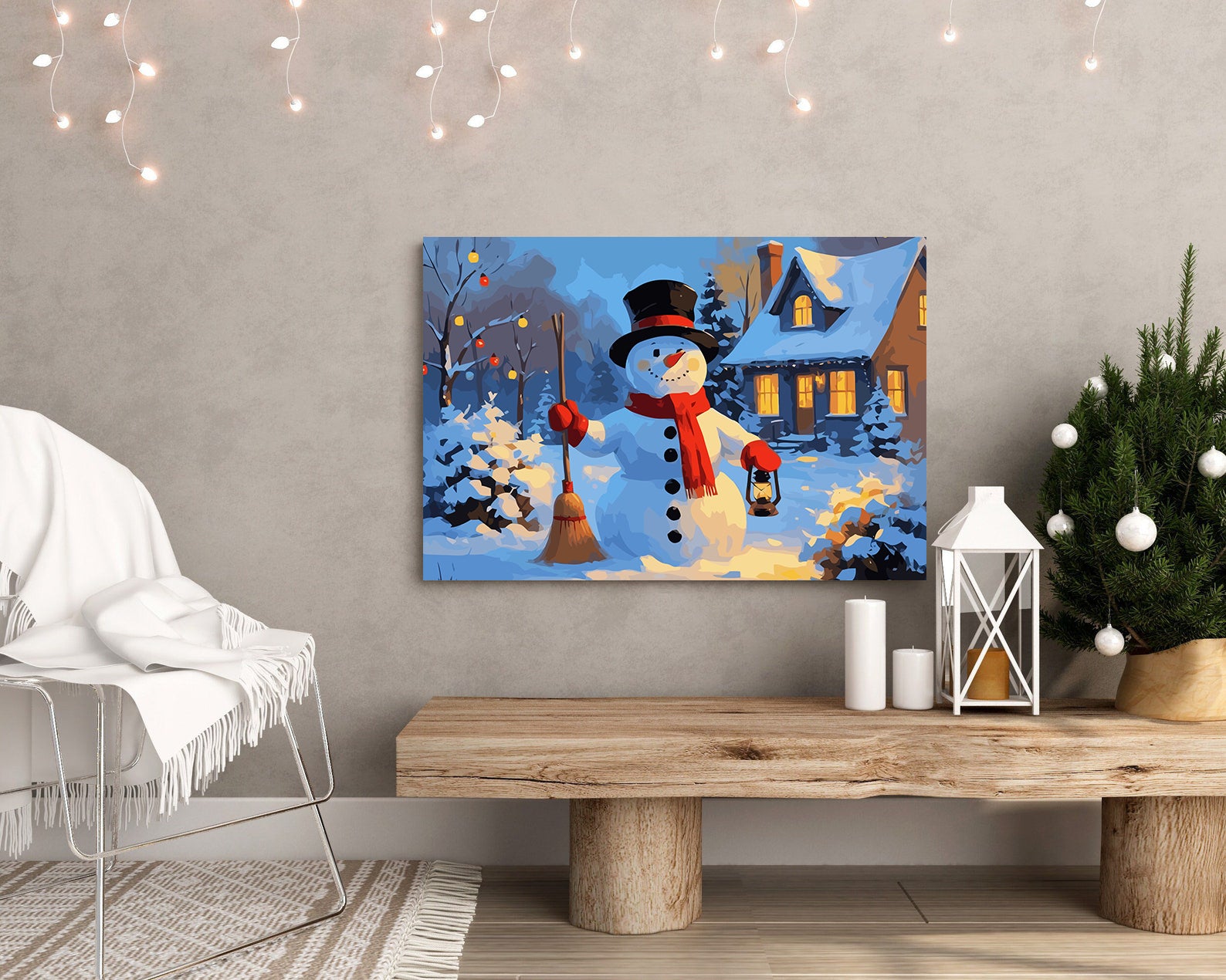 Set Pictură pe numere – Om De Zăpadă 6221