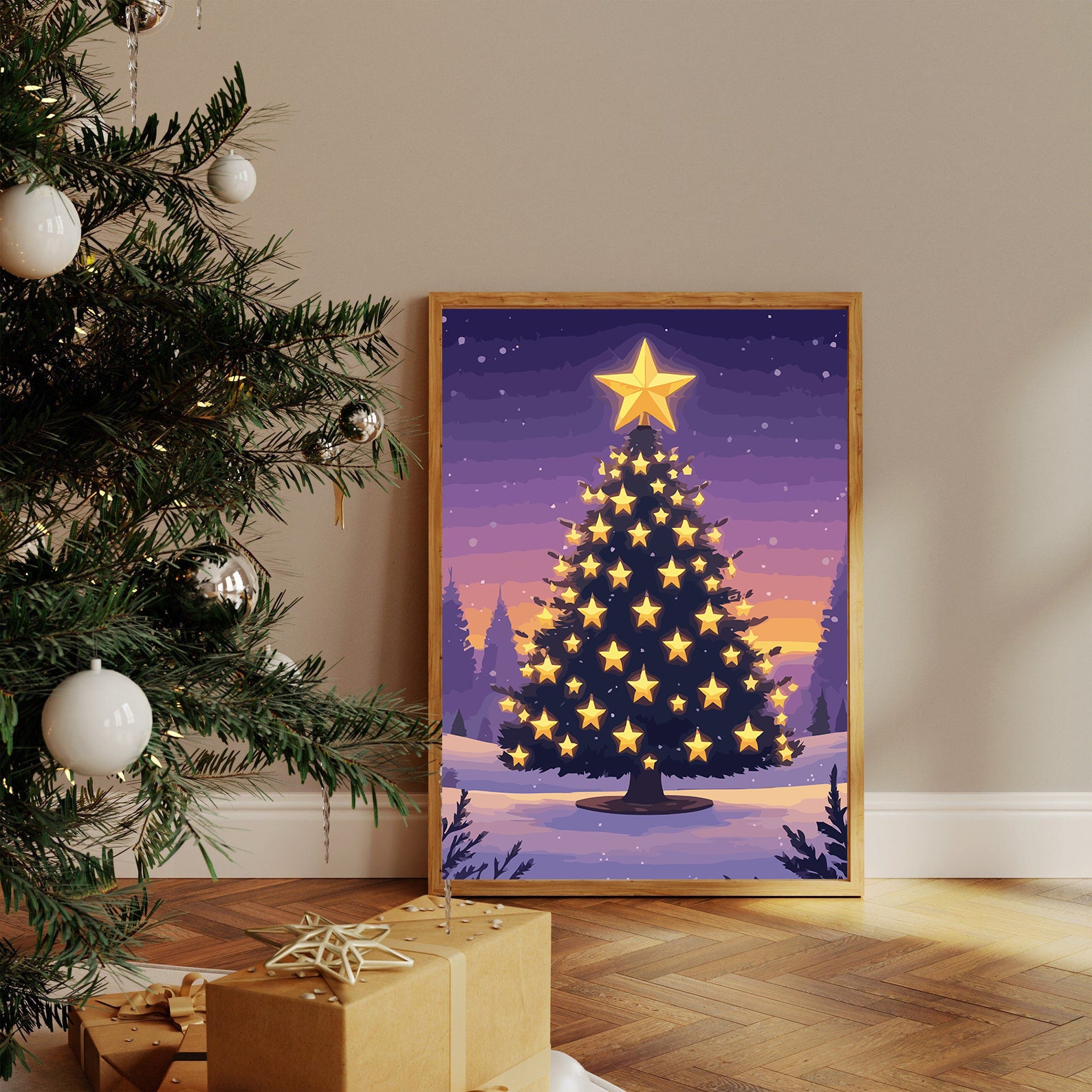 Set Pictură pe numere – Brad De Crăciun 6222