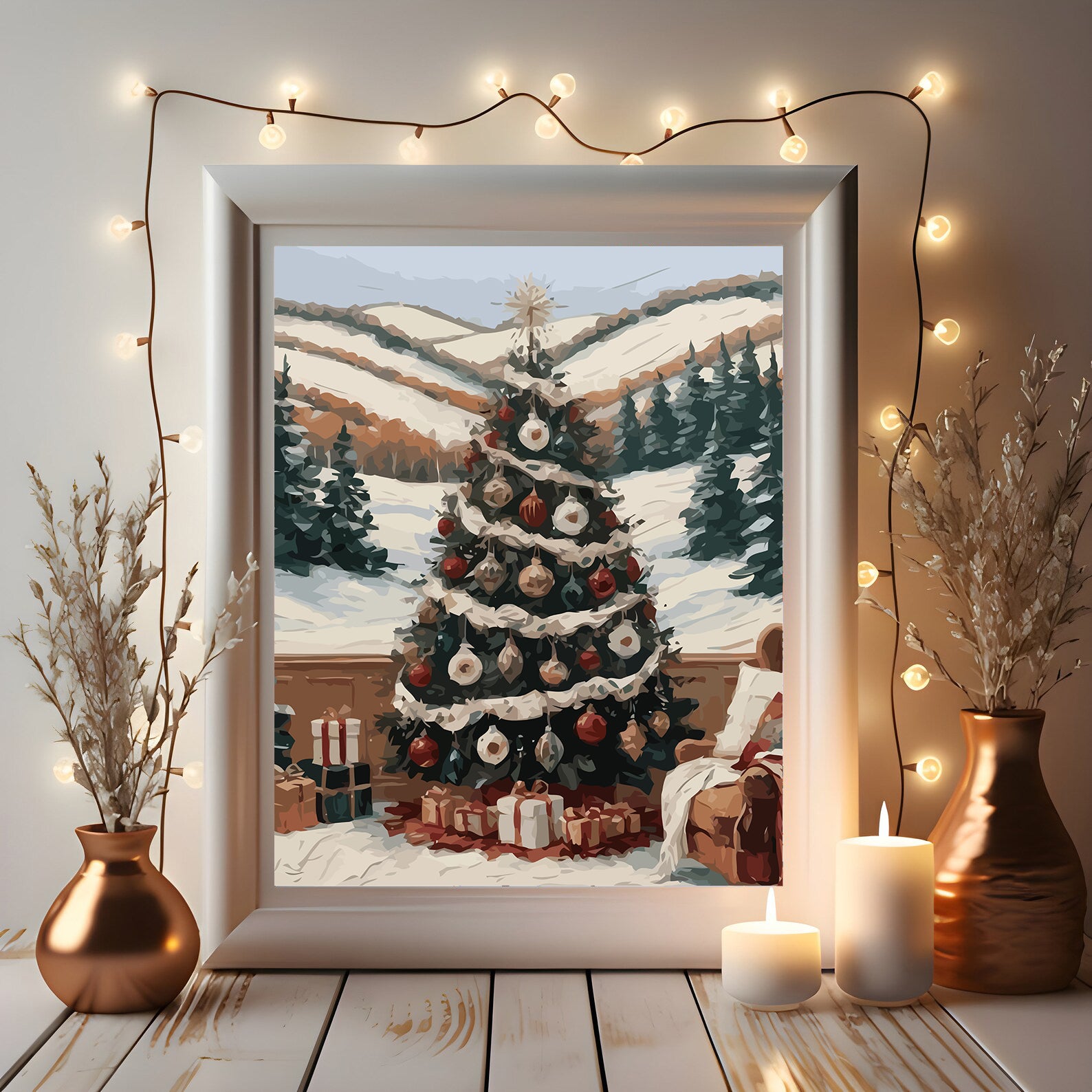 Set Pictură pe numere – Brad De Crăciun 6229