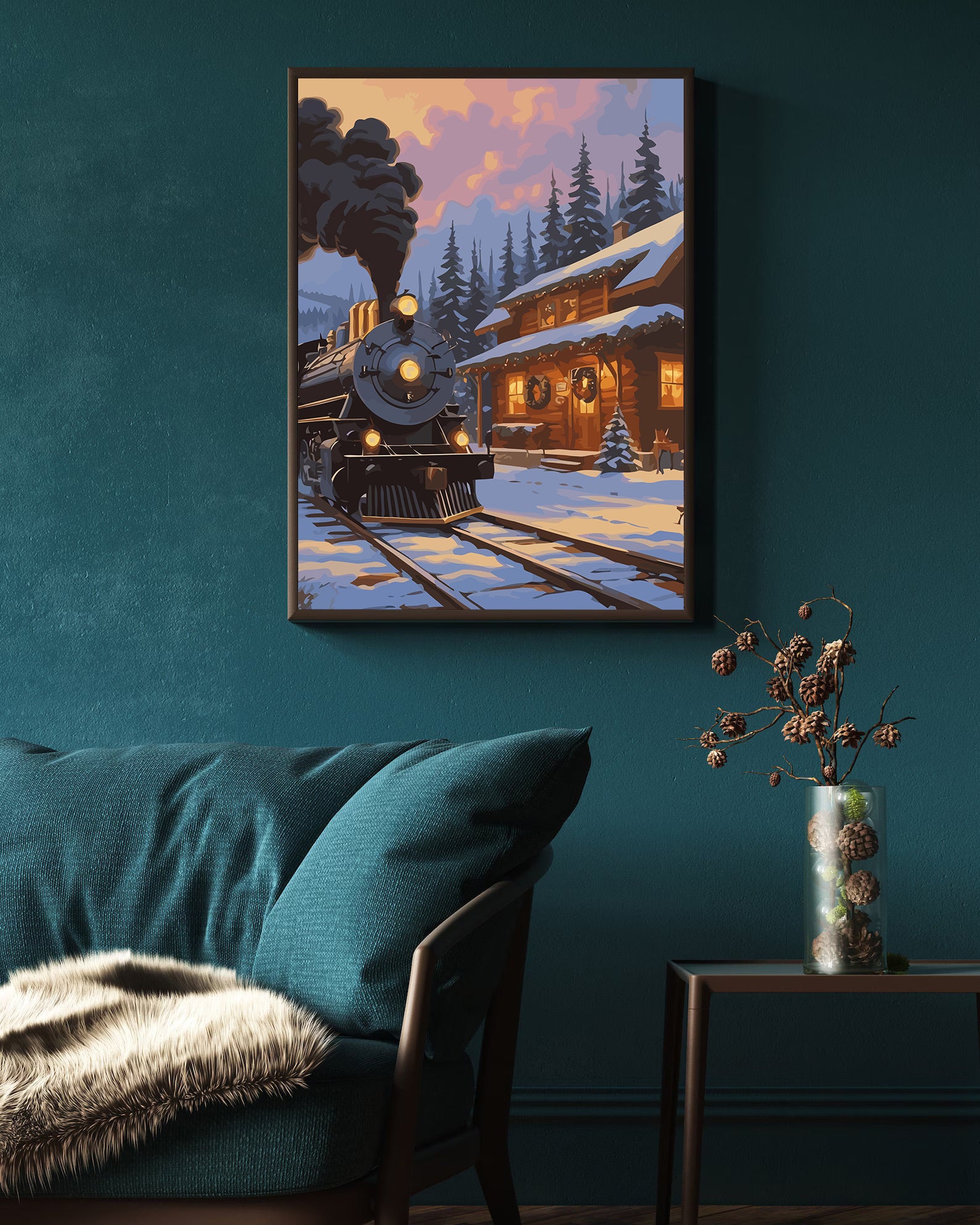 Set Pictură pe numere – Trenul Polar 6230