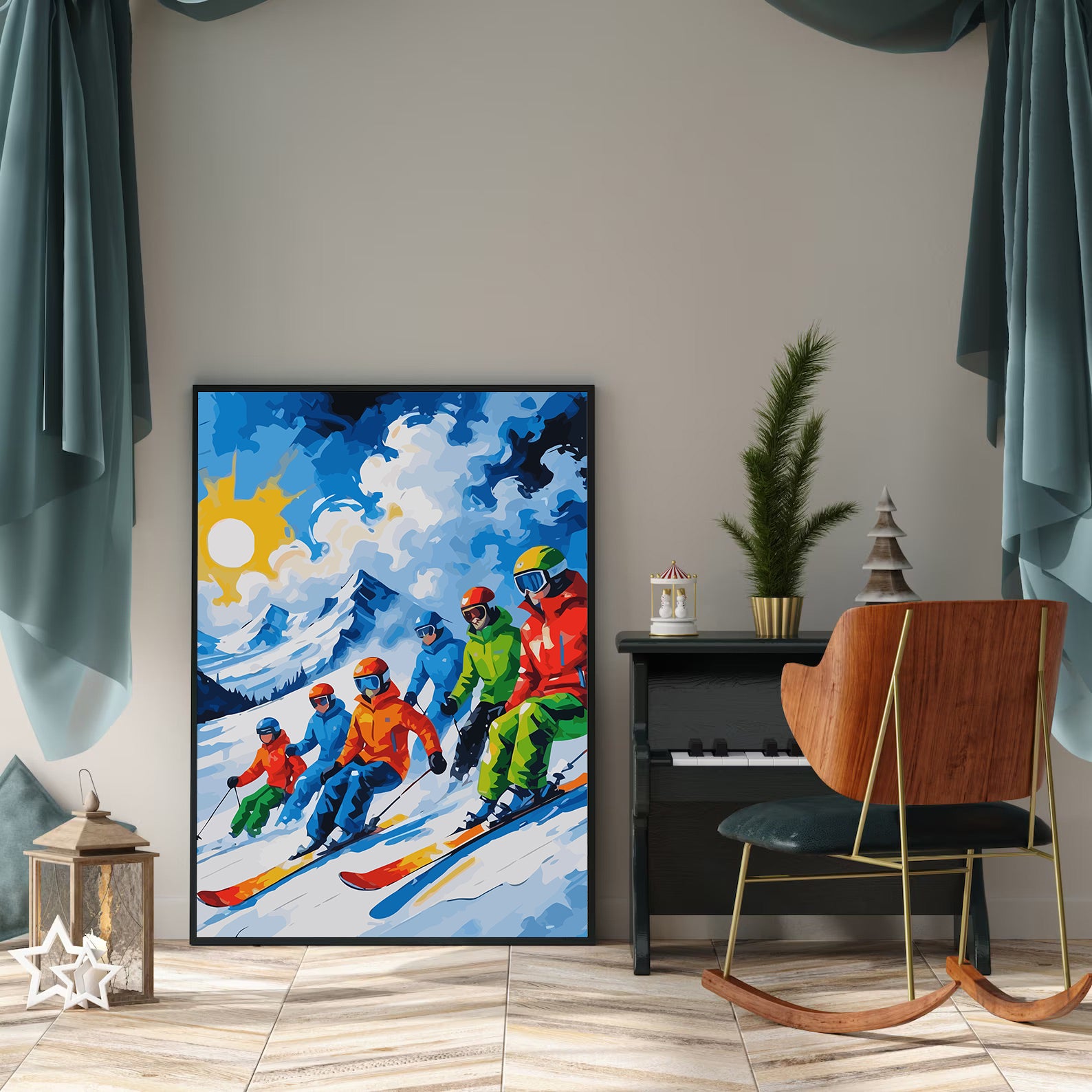 Set Pictură pe numere – Sport De Iarnă 6233