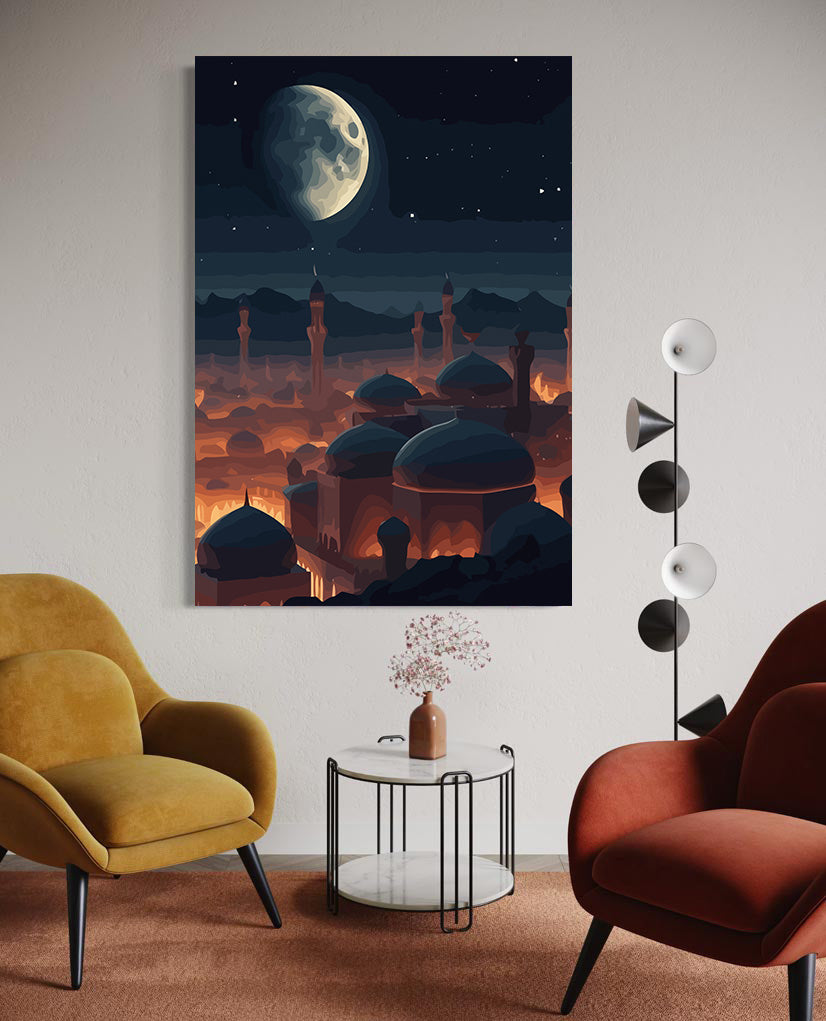 Set Pictură pe numere – Oraș Cu Moschee 6239