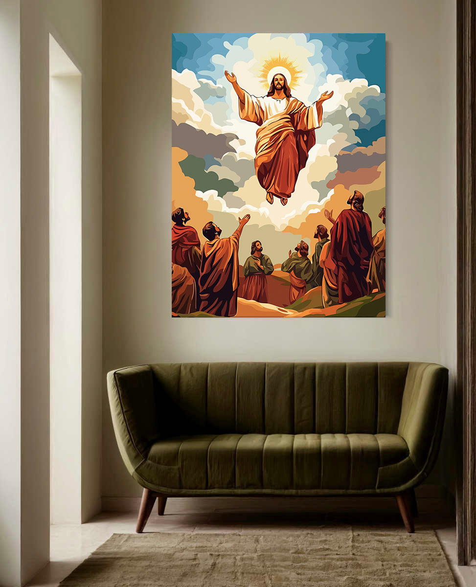 Set Pictură pe numere – Înălțarea Lui Isus Hristos 6244