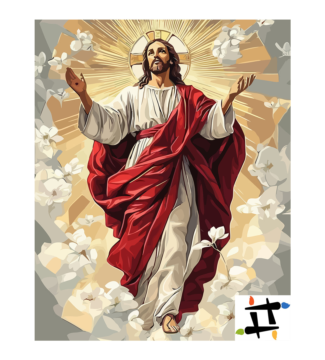 Set Pictură pe numere – Isus Hristos 6245