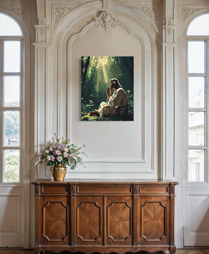 Set Pictură pe numere – Rugăciunea Lui Isus Hristos 6246