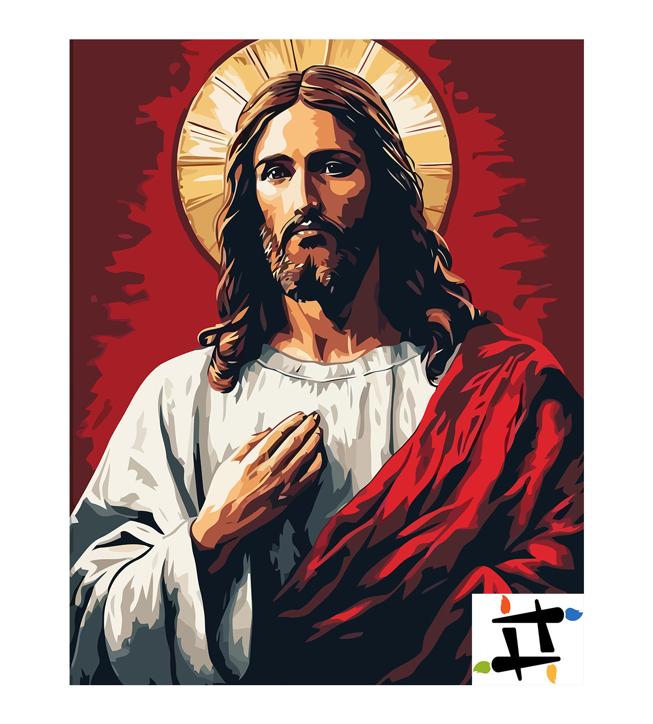 Set Pictură pe numere – Isus Hristos 6251