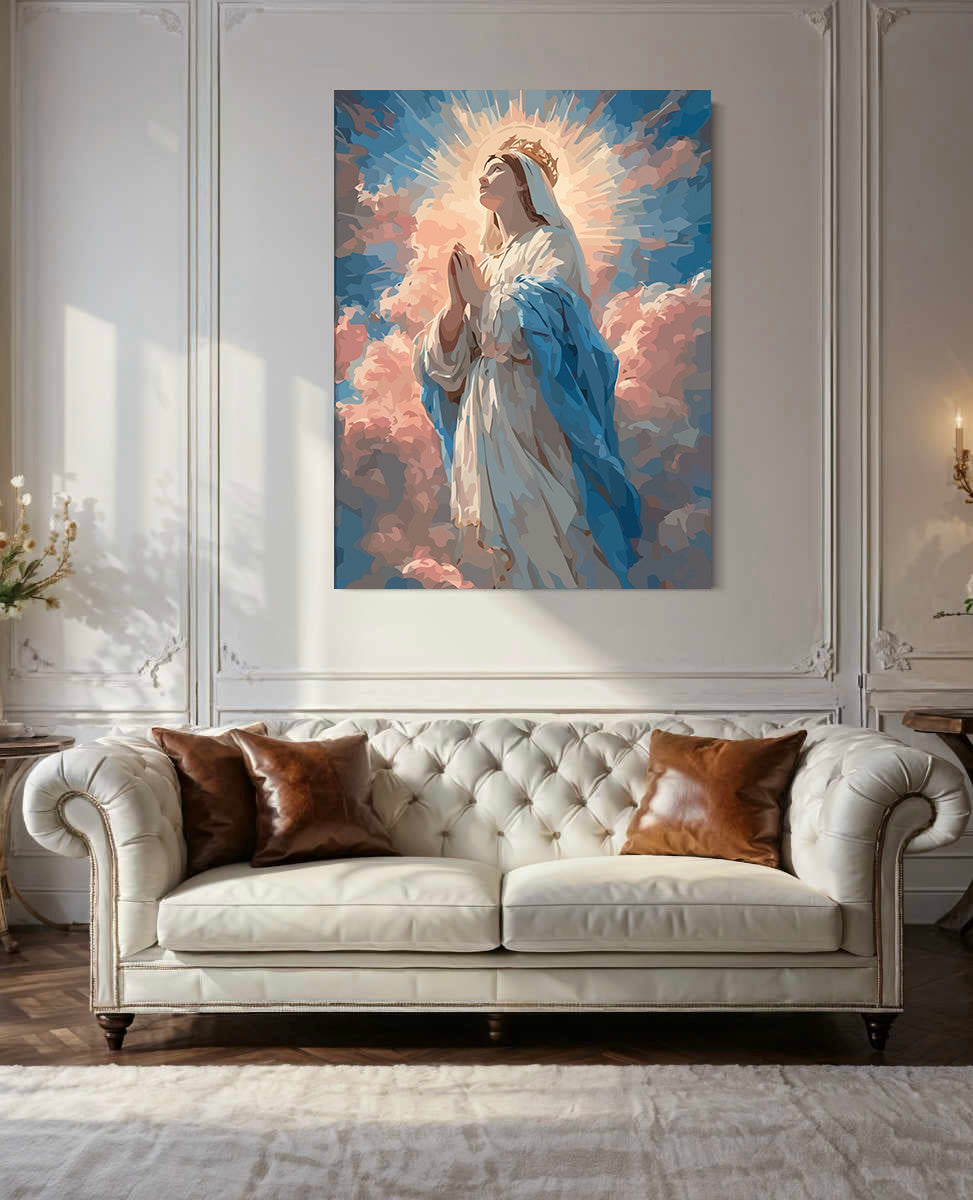 Set Pictură pe numere – Fecioara Maria 6257