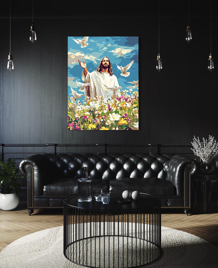 Set Pictură pe numere – Botezul Domnului 6260