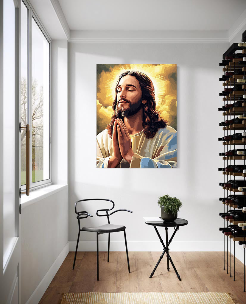 Set Pictură pe numere – Rugăciunea Lui Isus Hristos 6261